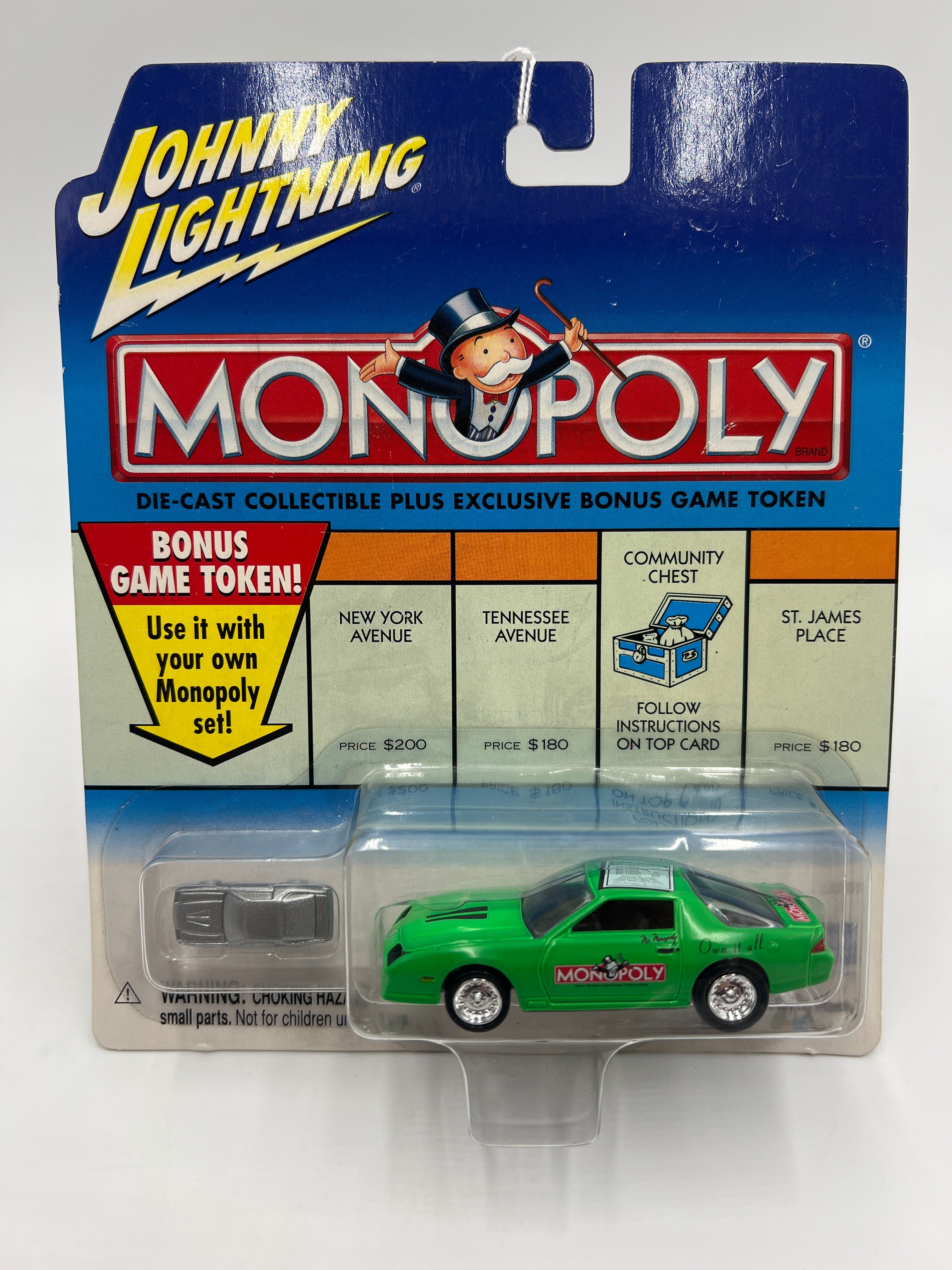 Johnny Lightning Monopoly 1982 Chevrolet Camaro Green 188E - Image 2