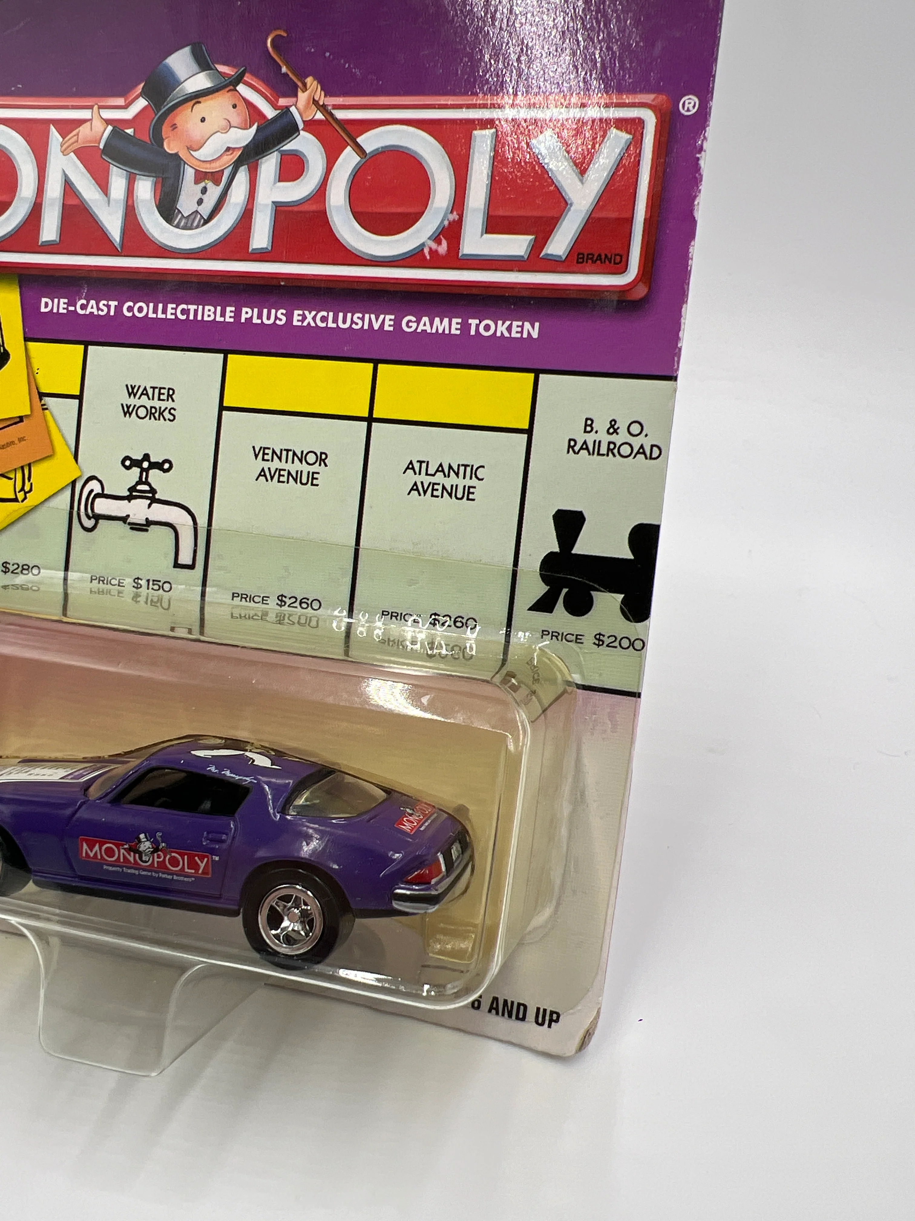 Johnny Lightning Monopoly 1977 Chevy Camaro Purple 188E - Image 4