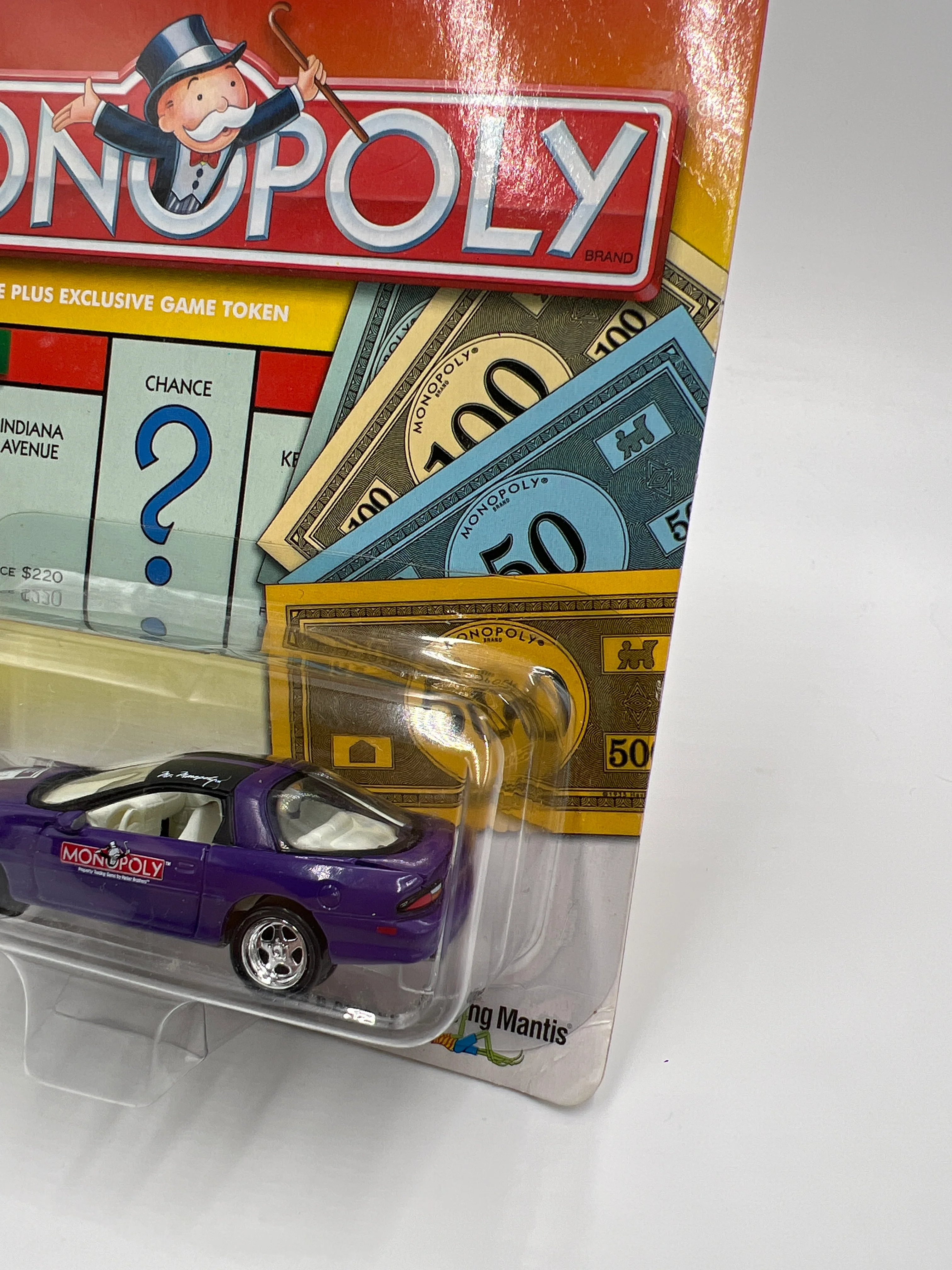 Johnny Lightning Monopoly 1998 Chevy Camaro Purple Card Not Perfect 188E - Image 4