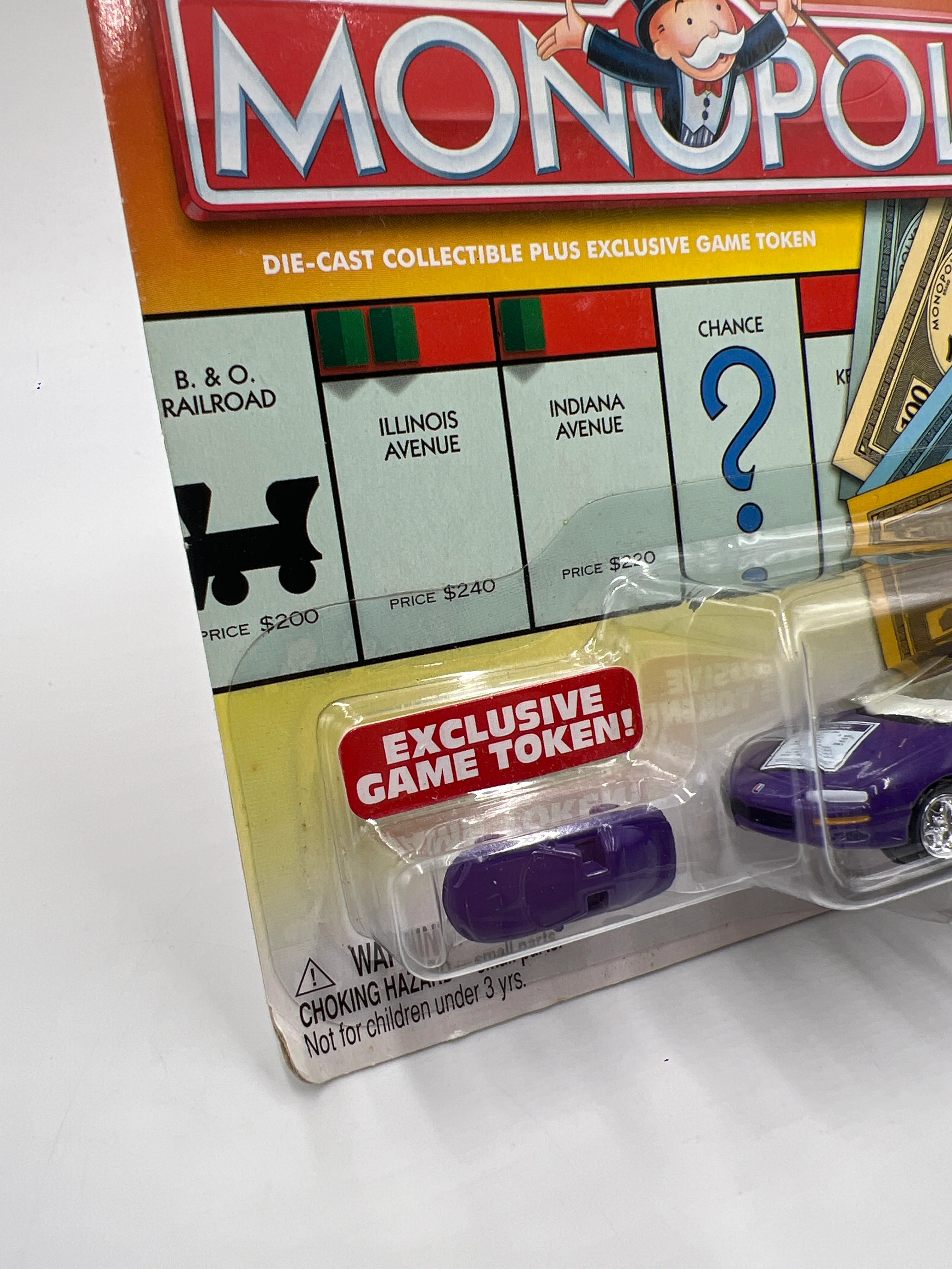 Johnny Lightning Monopoly 1998 Chevy Camaro Purple Card Not Perfect 188E - Image 5