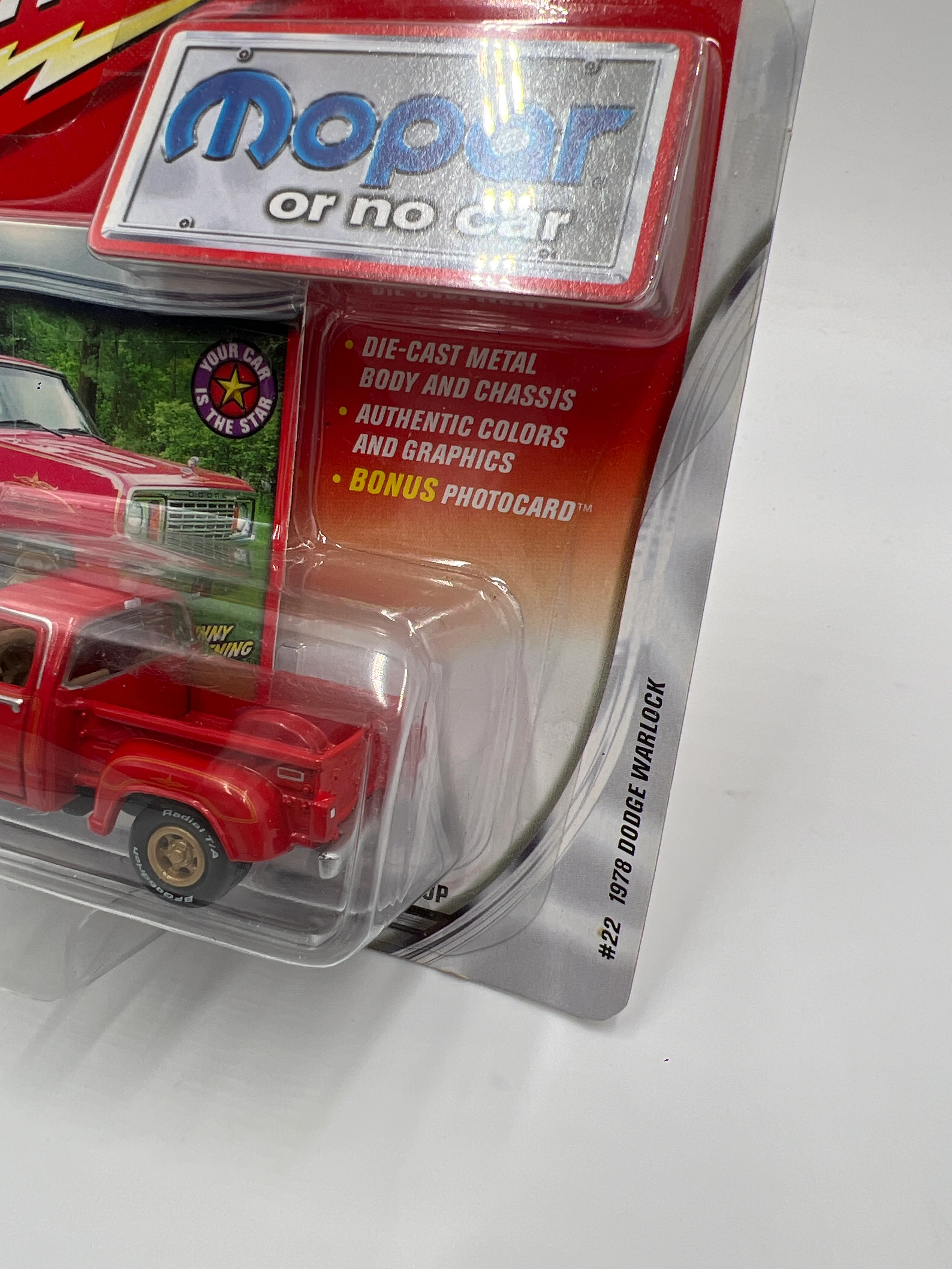 Johnny Lightning Mopar Or No Car #22 1978 Dodge Warlock Red 228B - Image 3