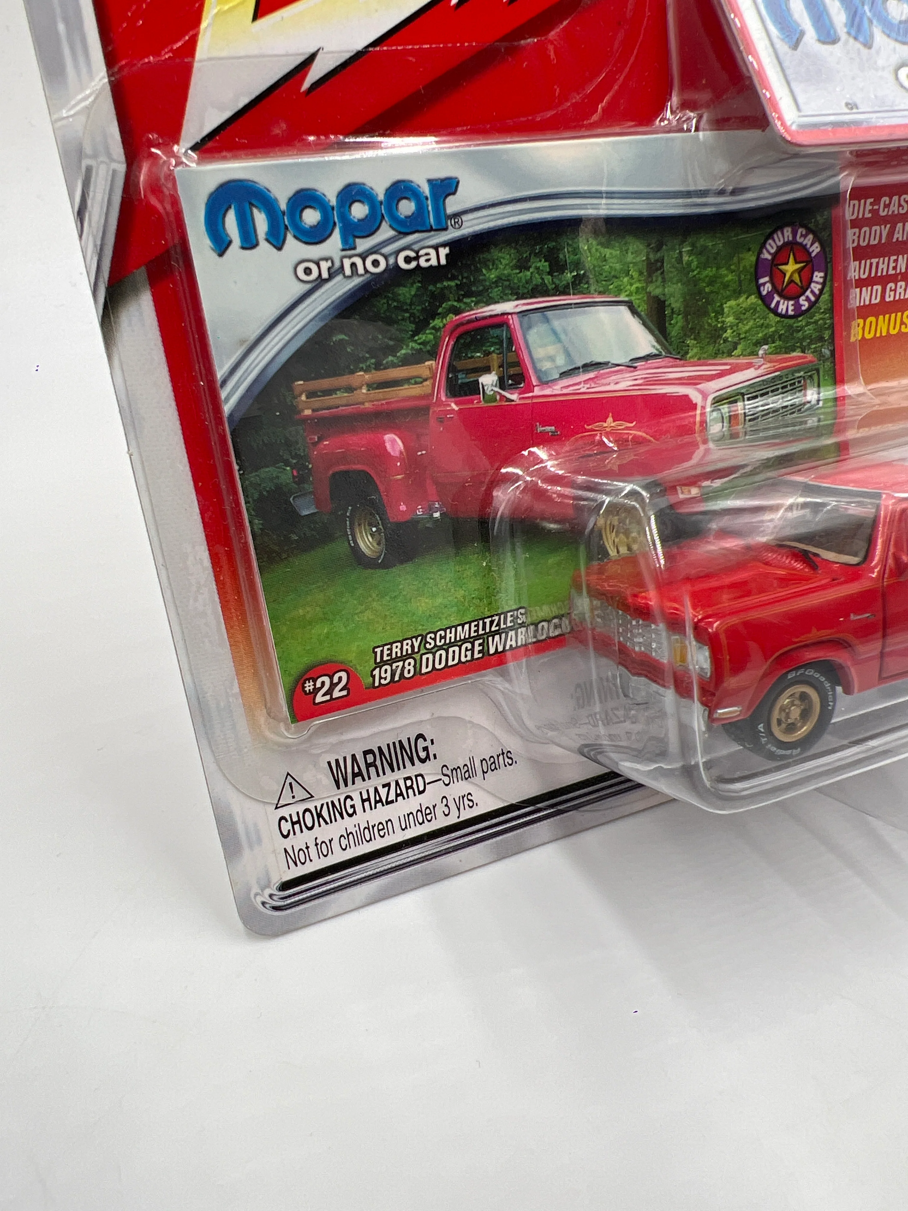 Johnny Lightning Mopar Or No Car #22 1978 Dodge Warlock Red 228B - Image 4