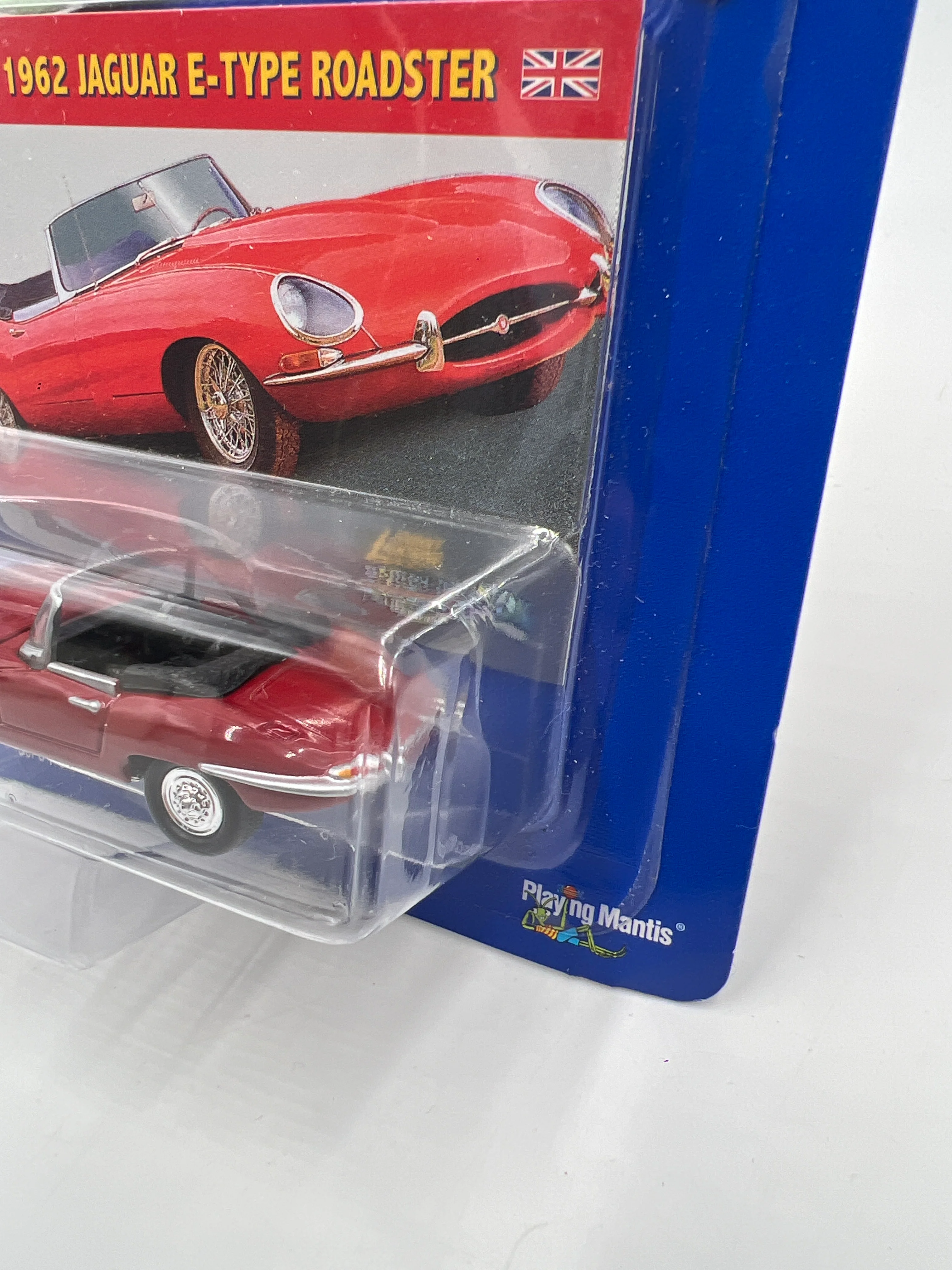 Johnny Lightning British Invasion 1962 Jaguar E-Type Roadster Red 218G - Image 4
