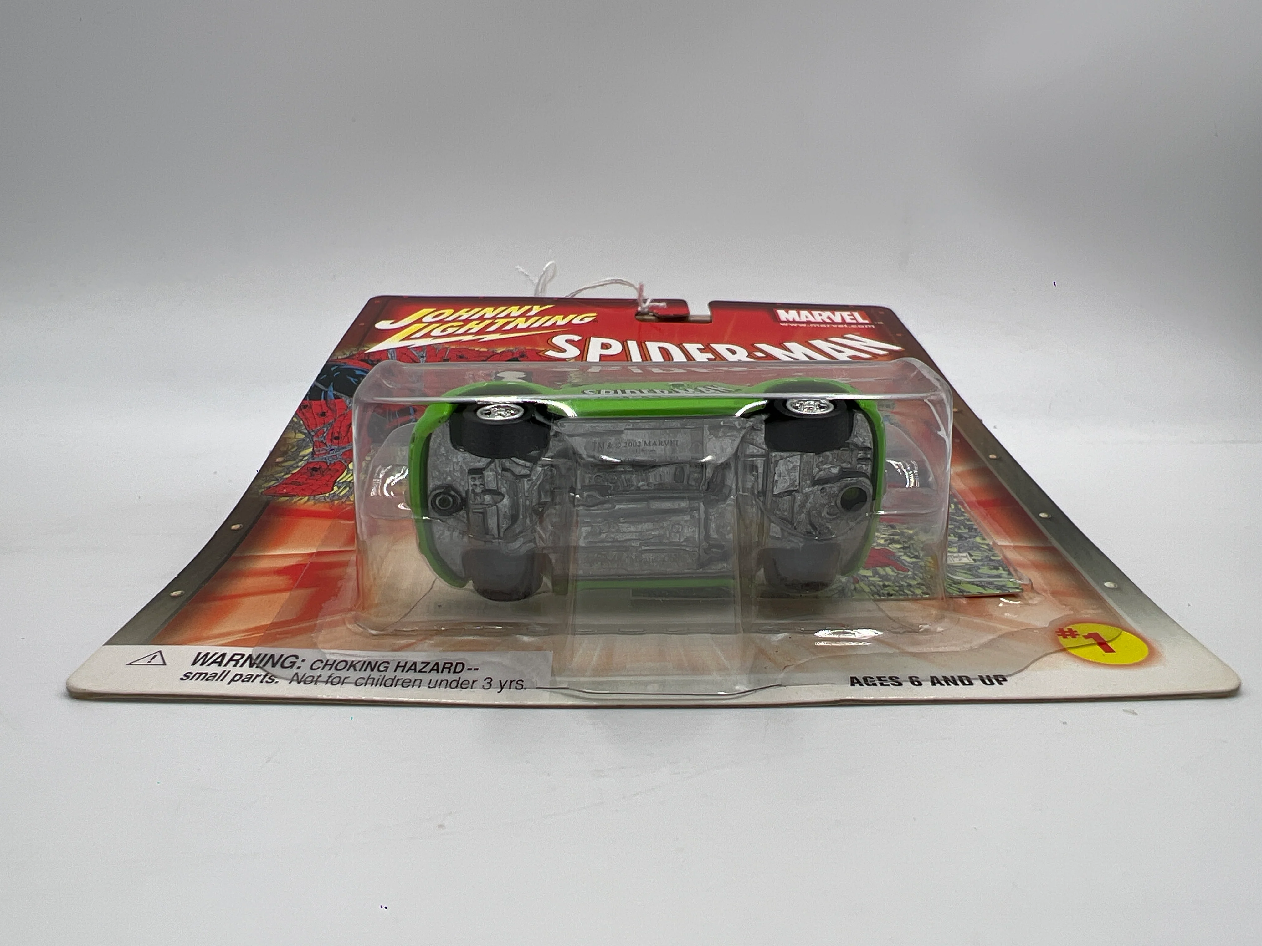 Johnny Lightning Marvel Spider-Man Release 1 #1 98 VW Beetle Green 222E - Image 5
