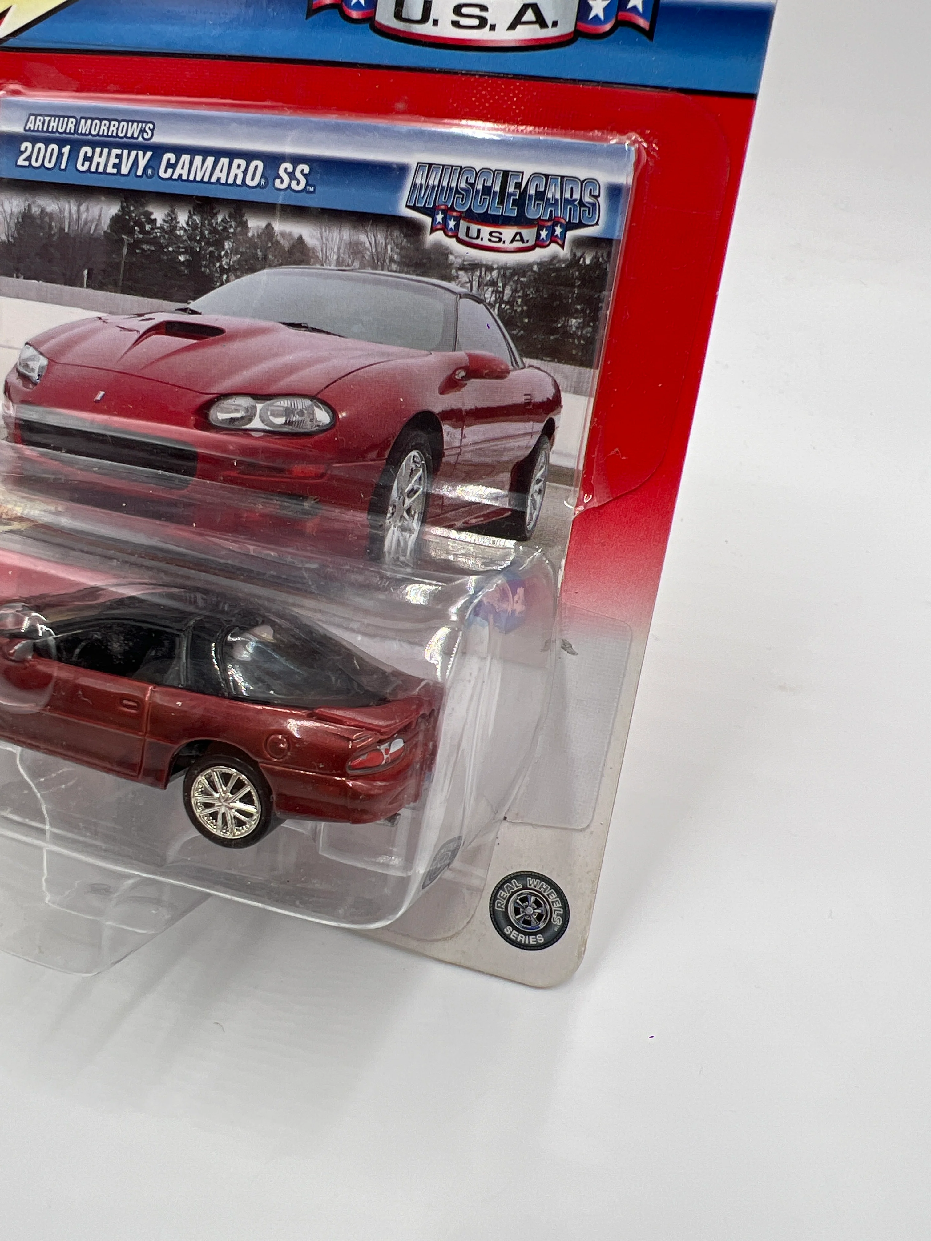 Johnny Lightning Muscle Cars USA #44 2001 Chevy Camaro SS Red 220A - Image 3