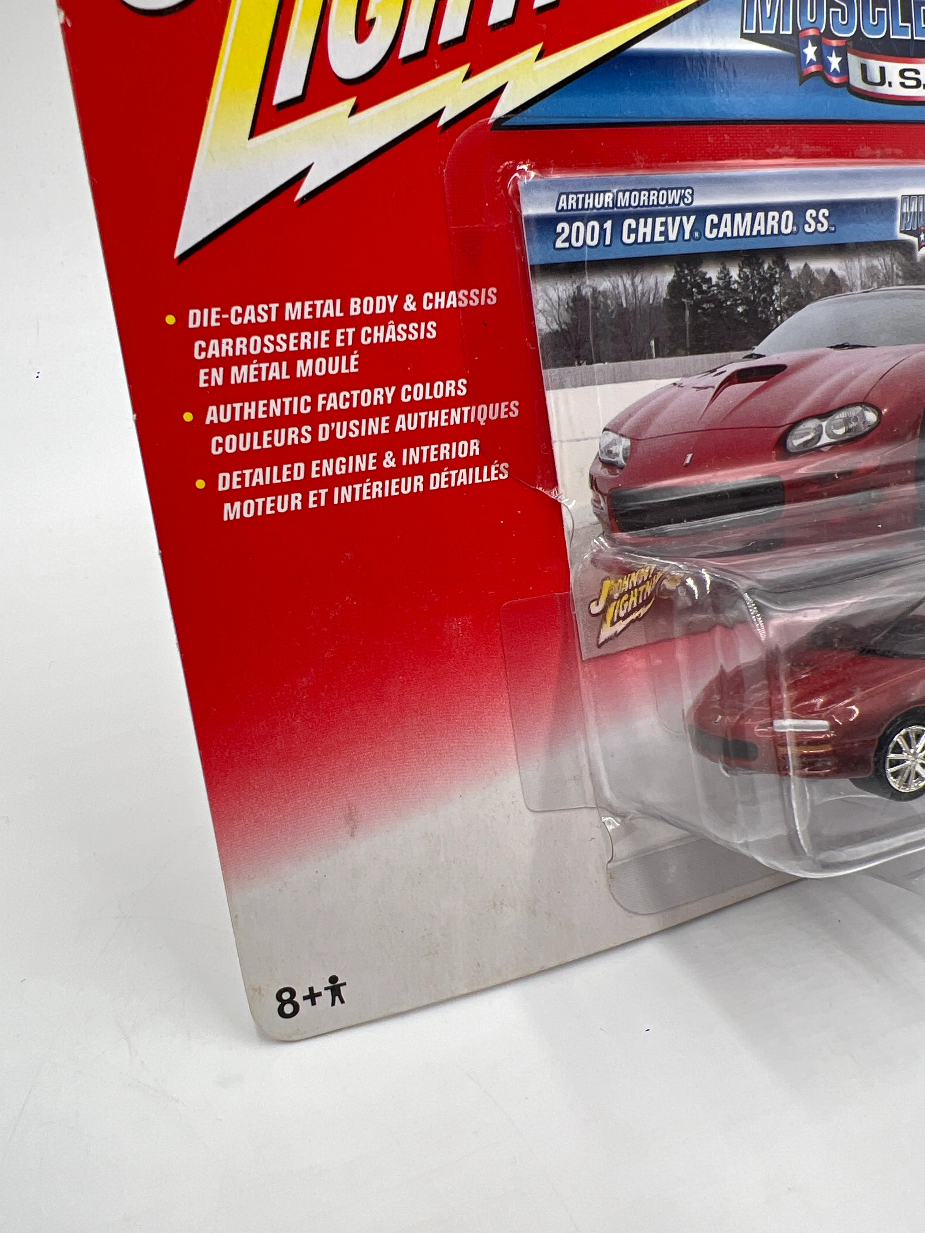 Johnny Lightning Muscle Cars USA #44 2001 Chevy Camaro SS Red 220A - Image 4