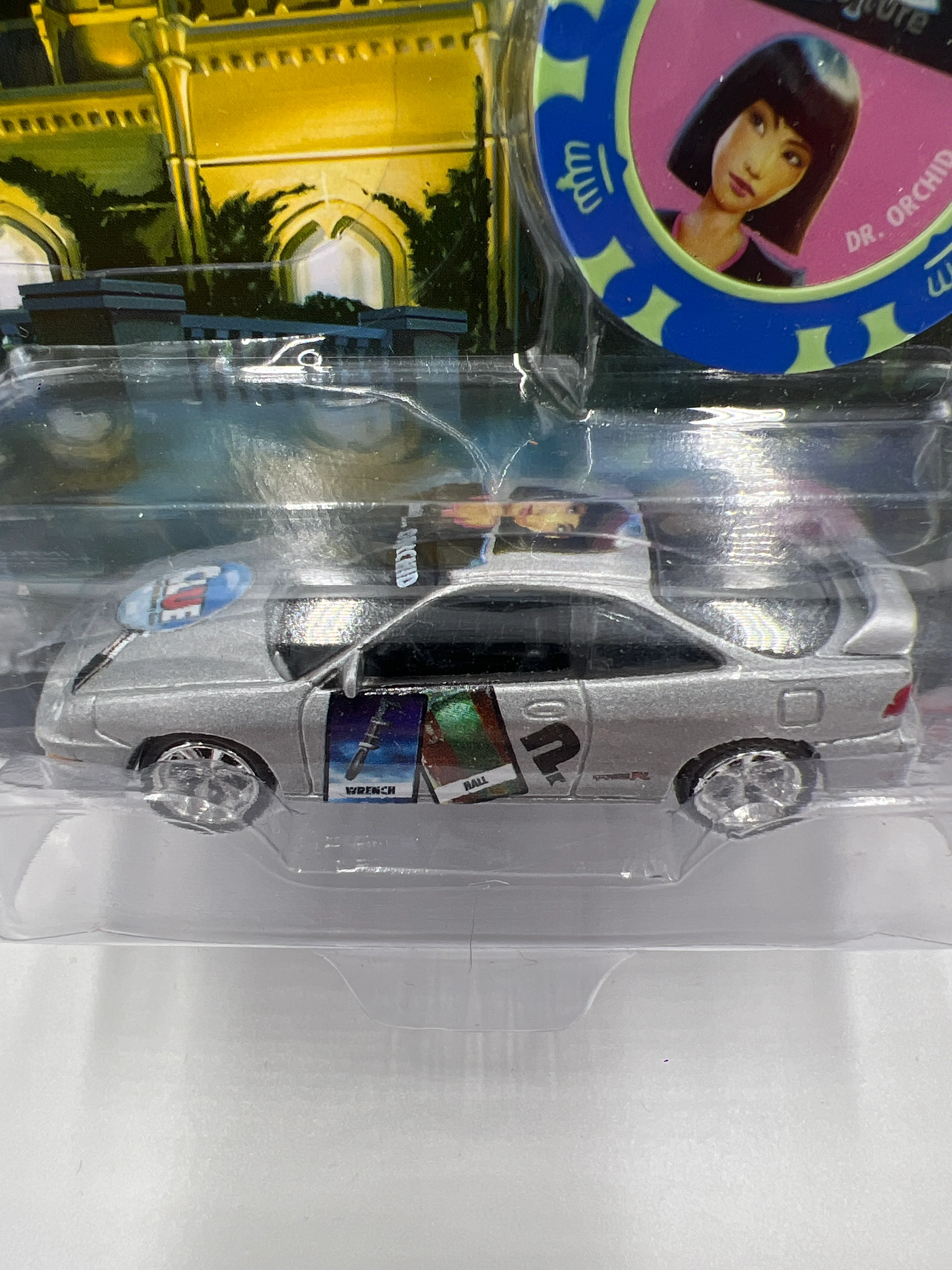 Johnny Lightning Pop Culture Clue Release 2 #4 1999 Acura Integra Silver 230E - Image 3