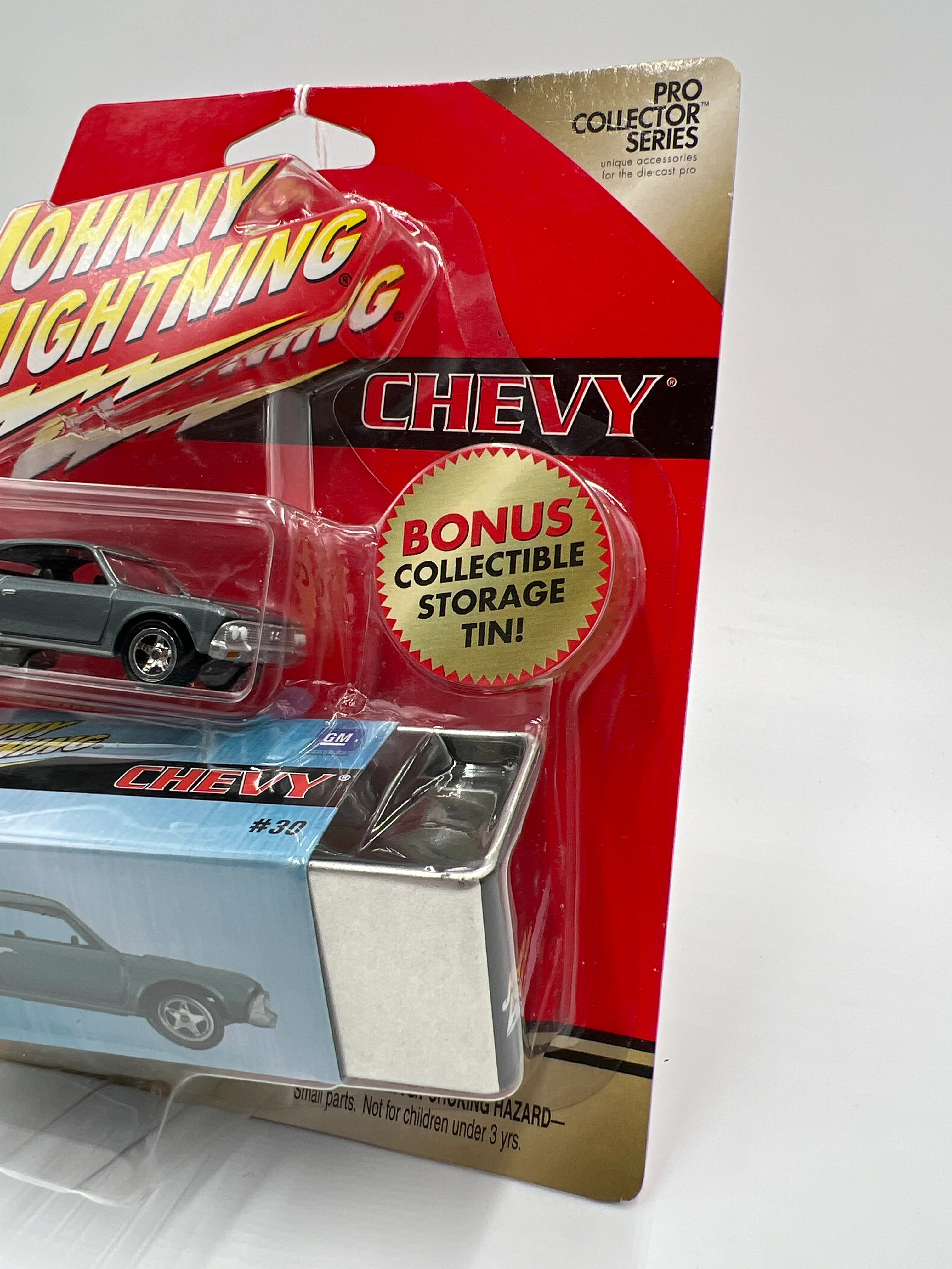 Johnny Lightning Pro Collector Series W/Storage Tin #30 1966 Chevy Malibu 227E - Image 4