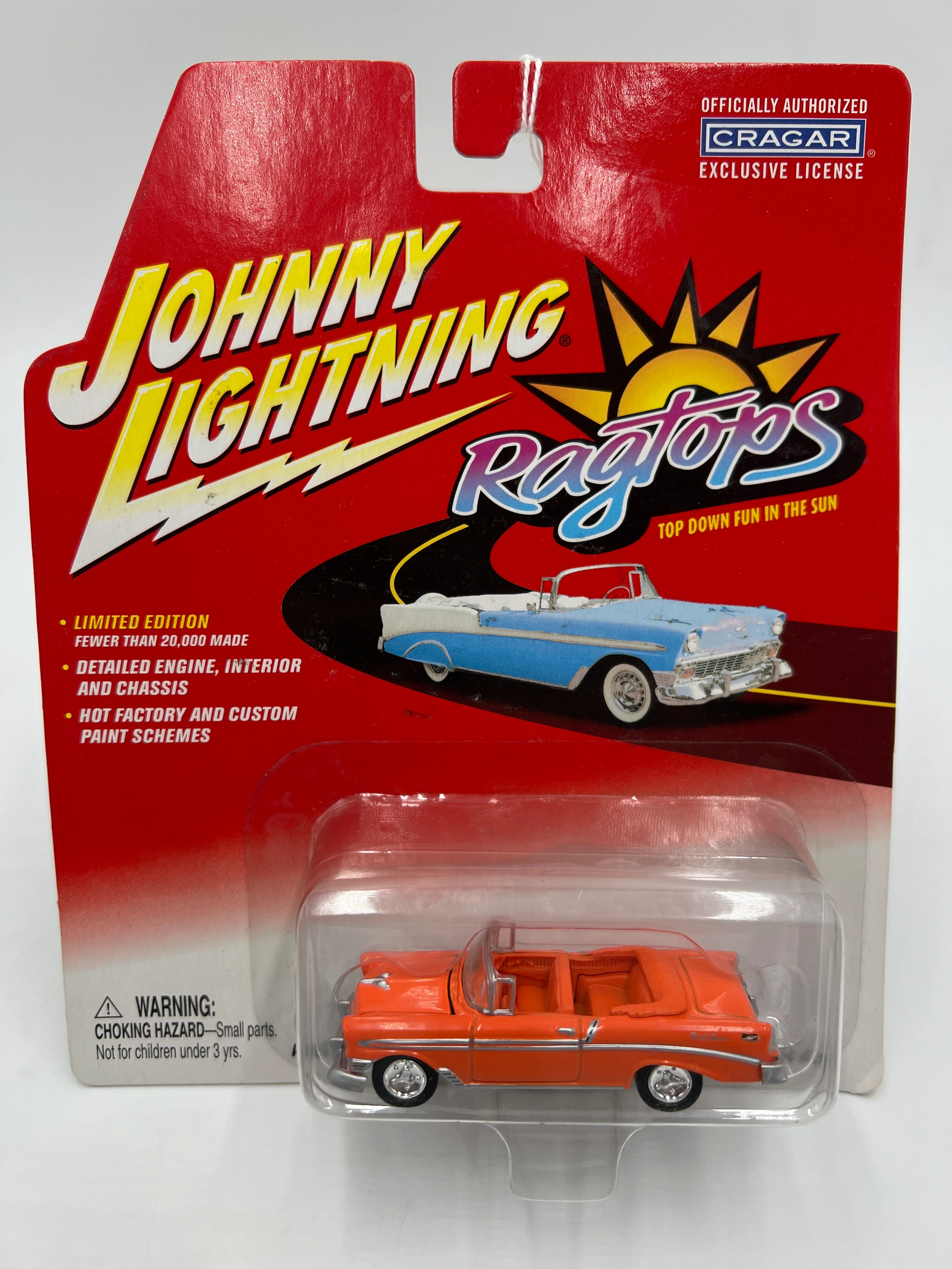 Johnny Lightning Ragtops 1956 Chevy Bel Air Orange 228G