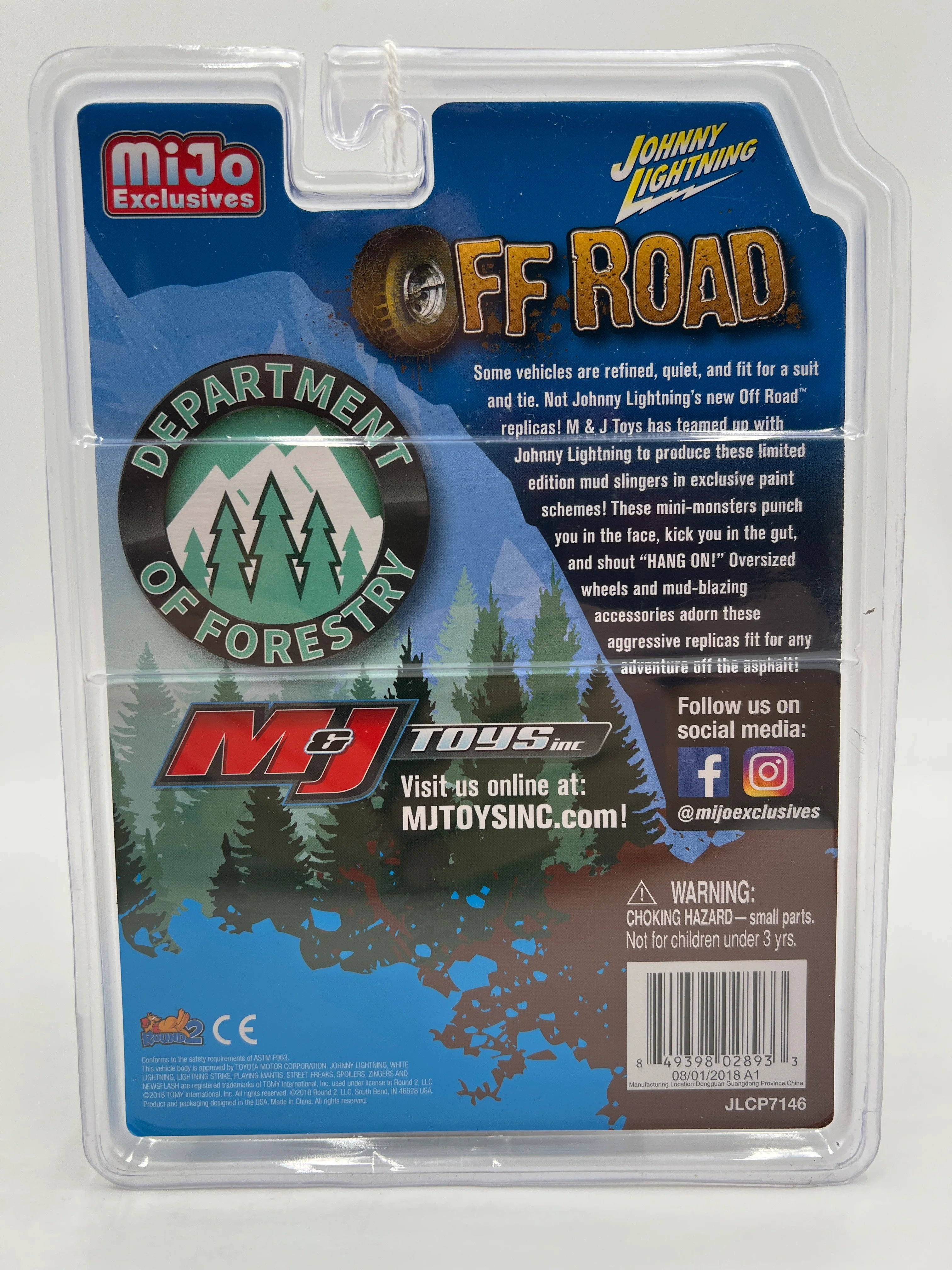 Johnny Lightning MiJo Exclusives 1/4800 Off Road Department of Forestry 1980 Toyota Land Cruiser Park Ranger - Image 6