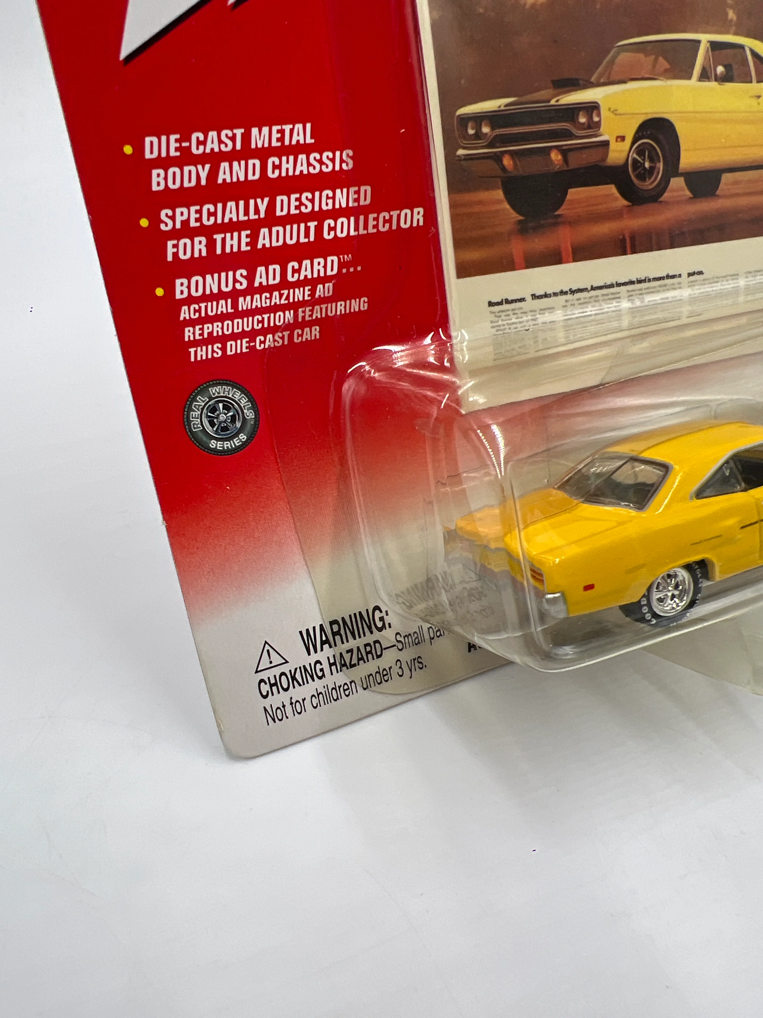Johnny Lightning Ad Rods 1970 Plymouth Road Runner Yellow 227B - Image 4