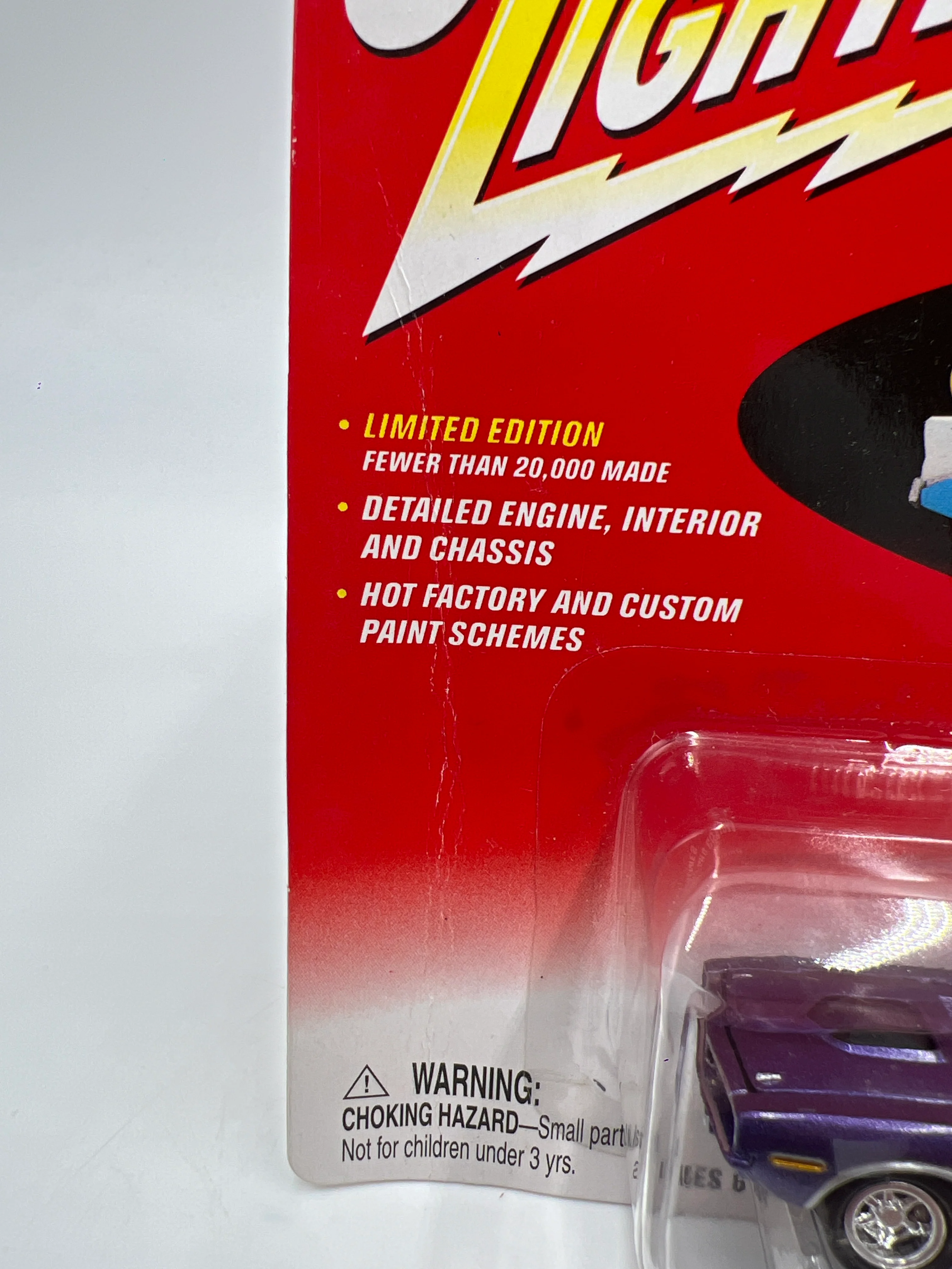 Johnny Lightning Ragtops 1971 Plymouth Hemi Cuda Purple Bad Card 228G - Image 5