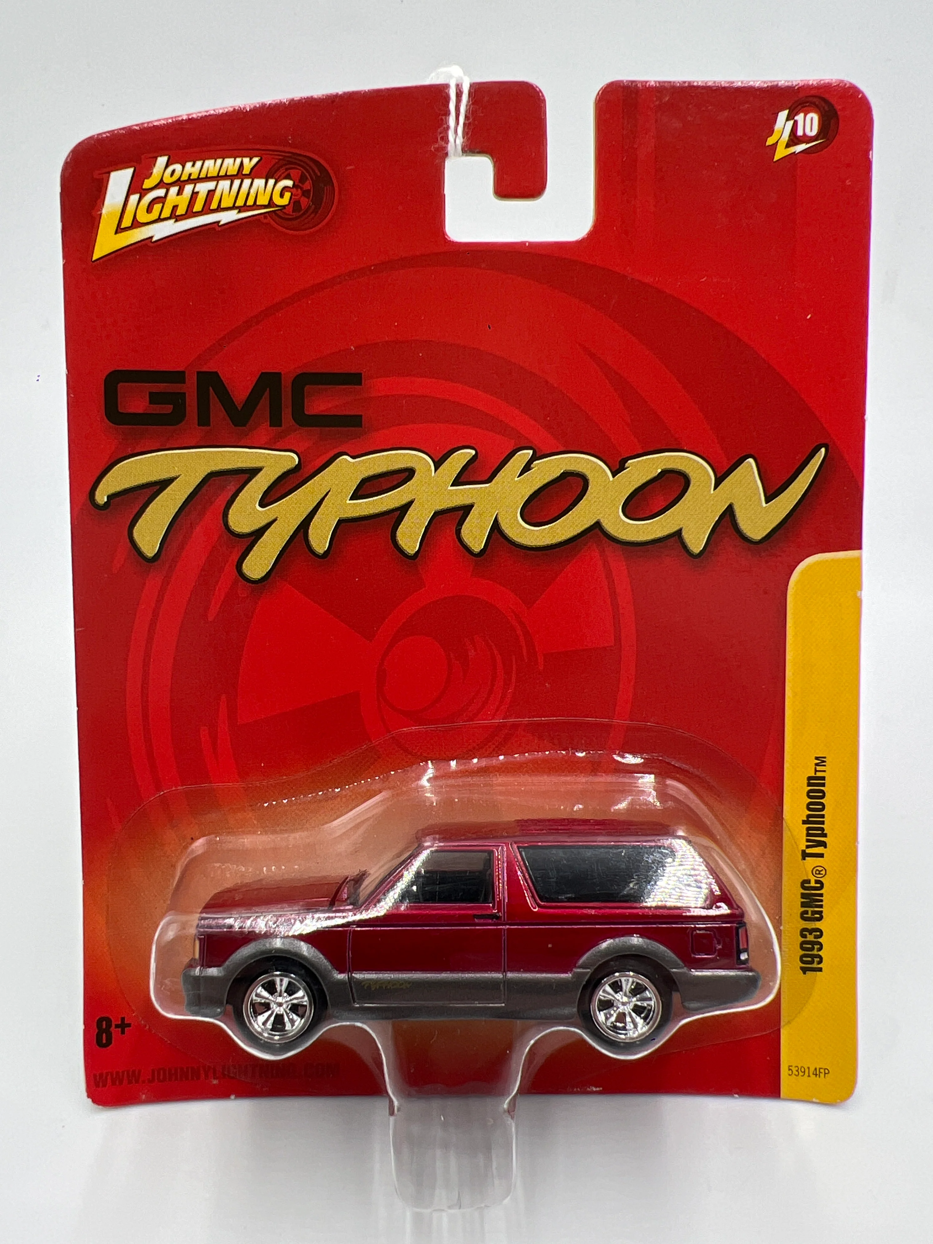 Johnny Lightning Release #10 1993 GMC Typhoon Red - Image 2