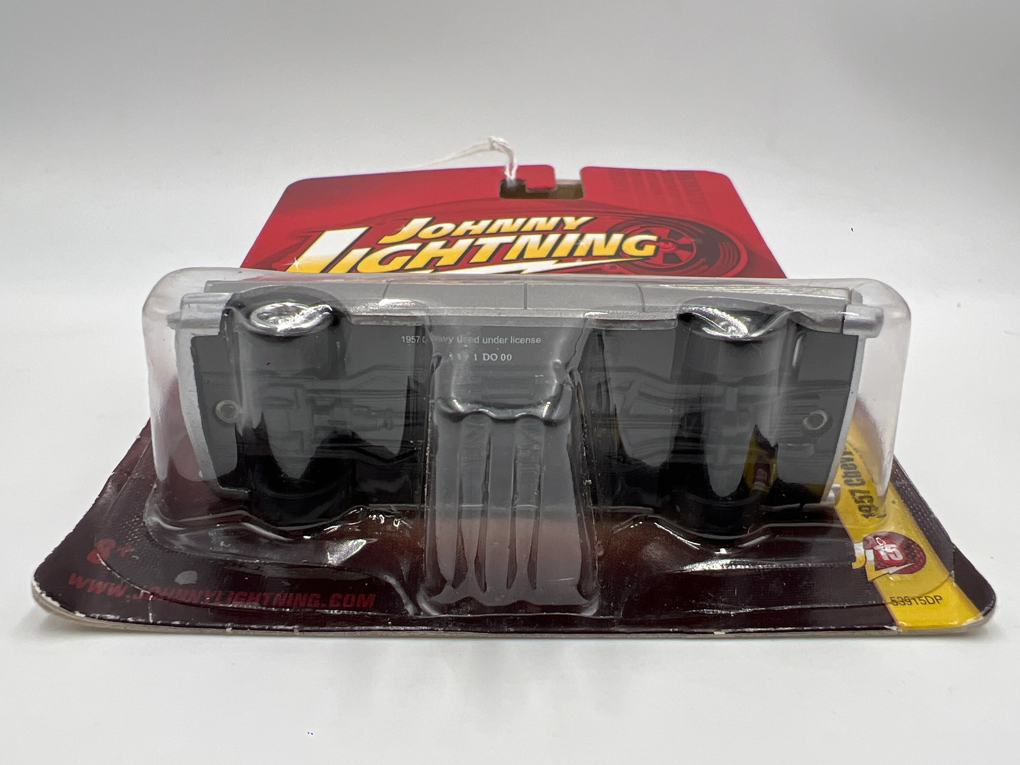 Johnny Lightning Release #15 1957 Chevy Hearse Silver 227F - Image 6