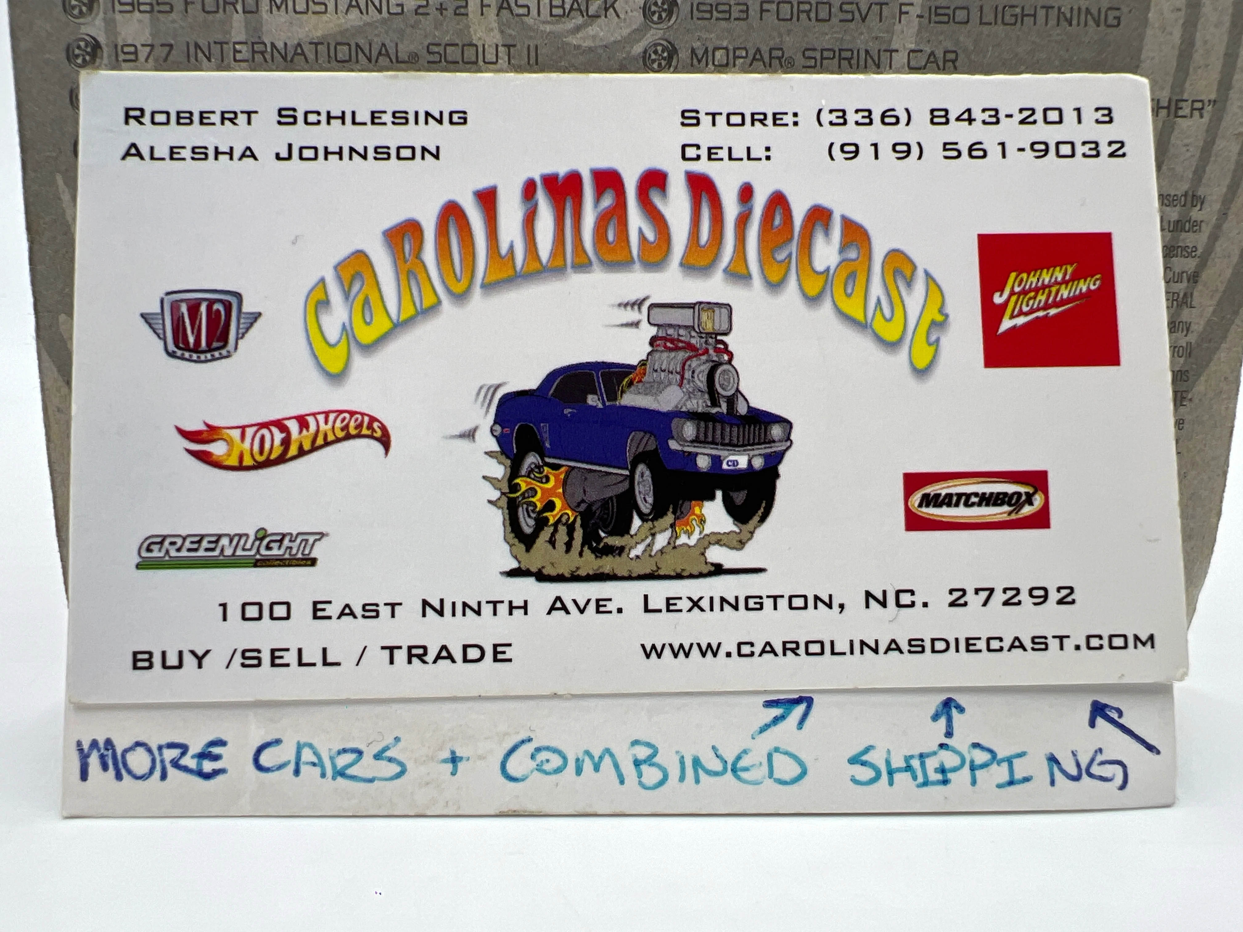Johnny Lightning Release #15 1957 Chevy Hearse Silver 227F - Image 8