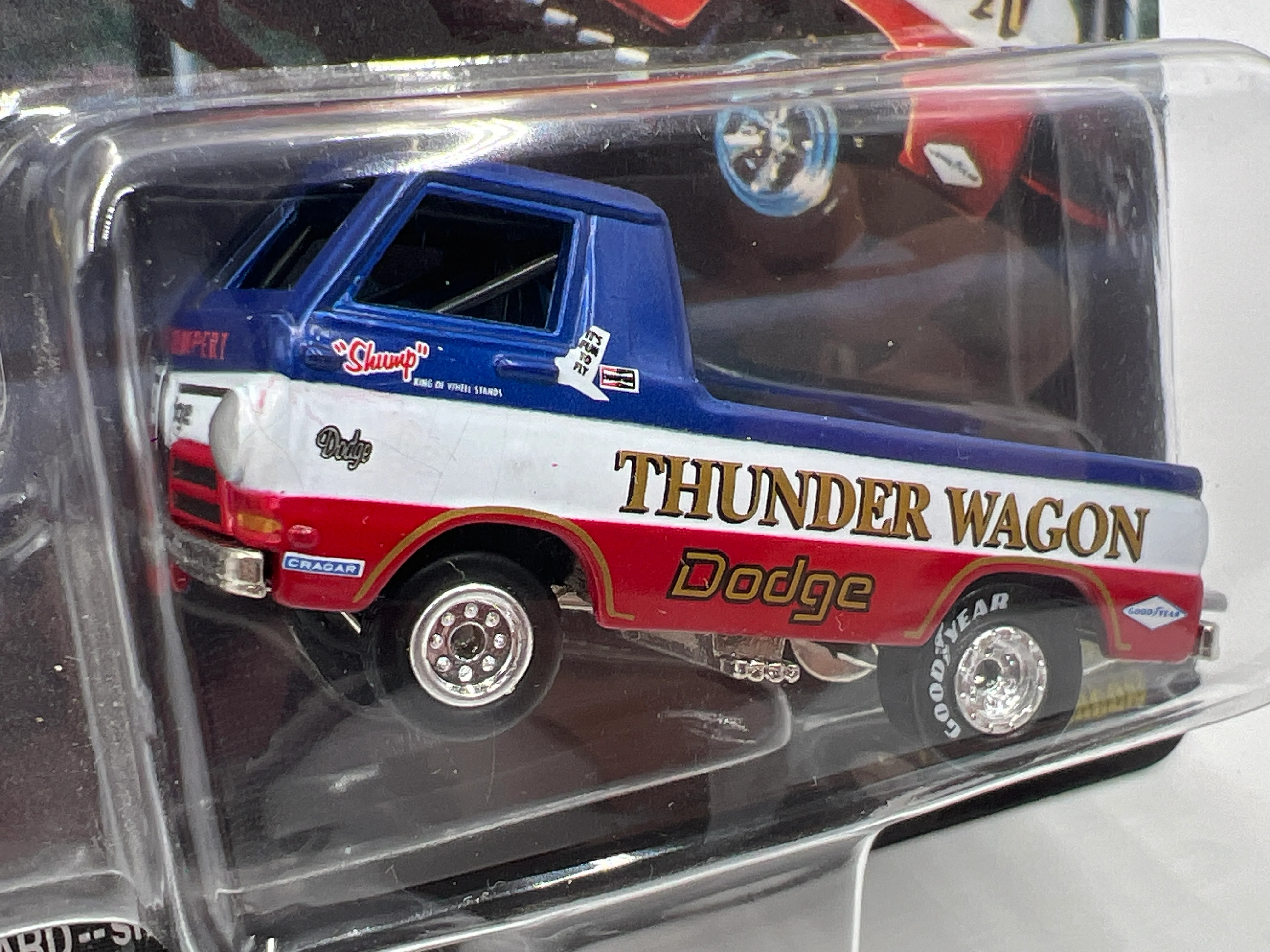 Johnny Lightning SIGNED Show Stoppers GE Shumperts Dodge Thunder Wagon #1 - Image 3