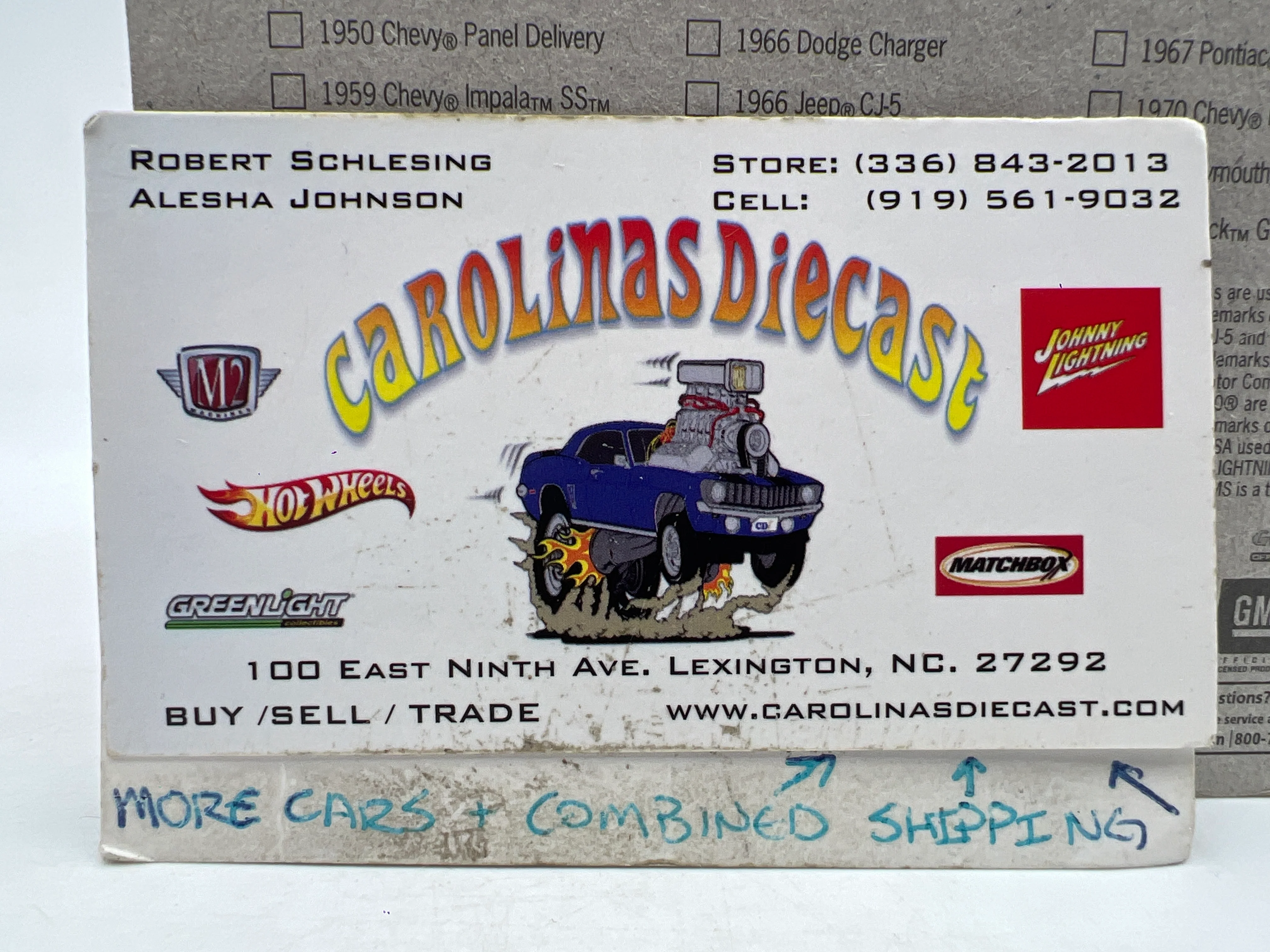 Johnny Lightning Small Card 1970 Chevy Nova SS Red - Image 3