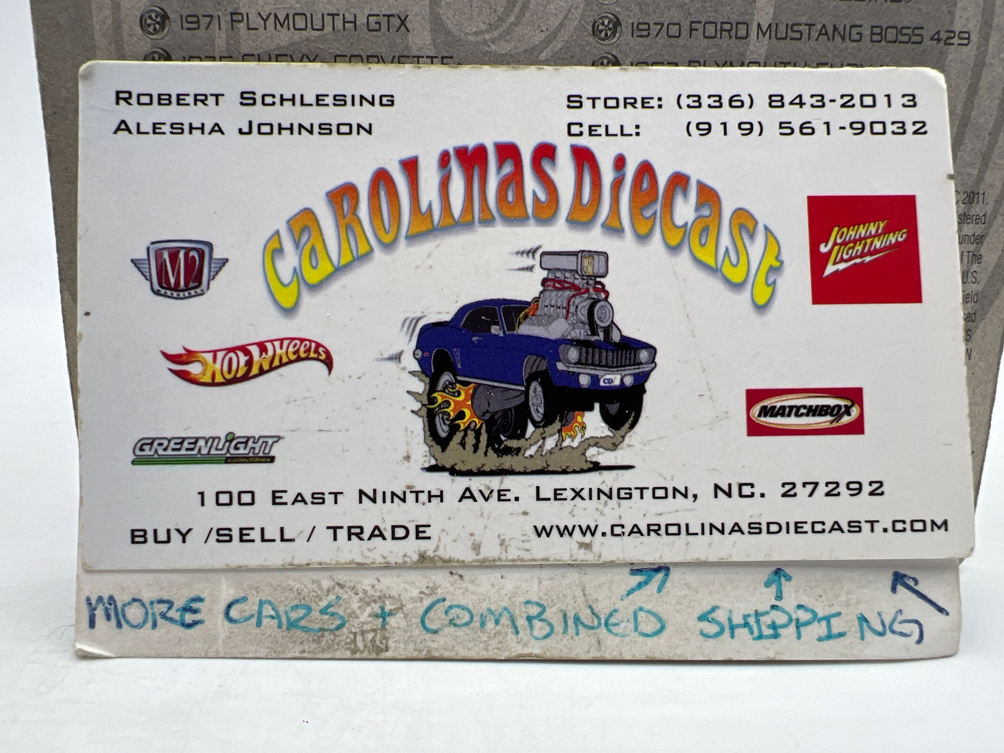 Johnny Lightning Small Card The Spoilers 1969 Pontiac GTO Orange 217i - Image 3