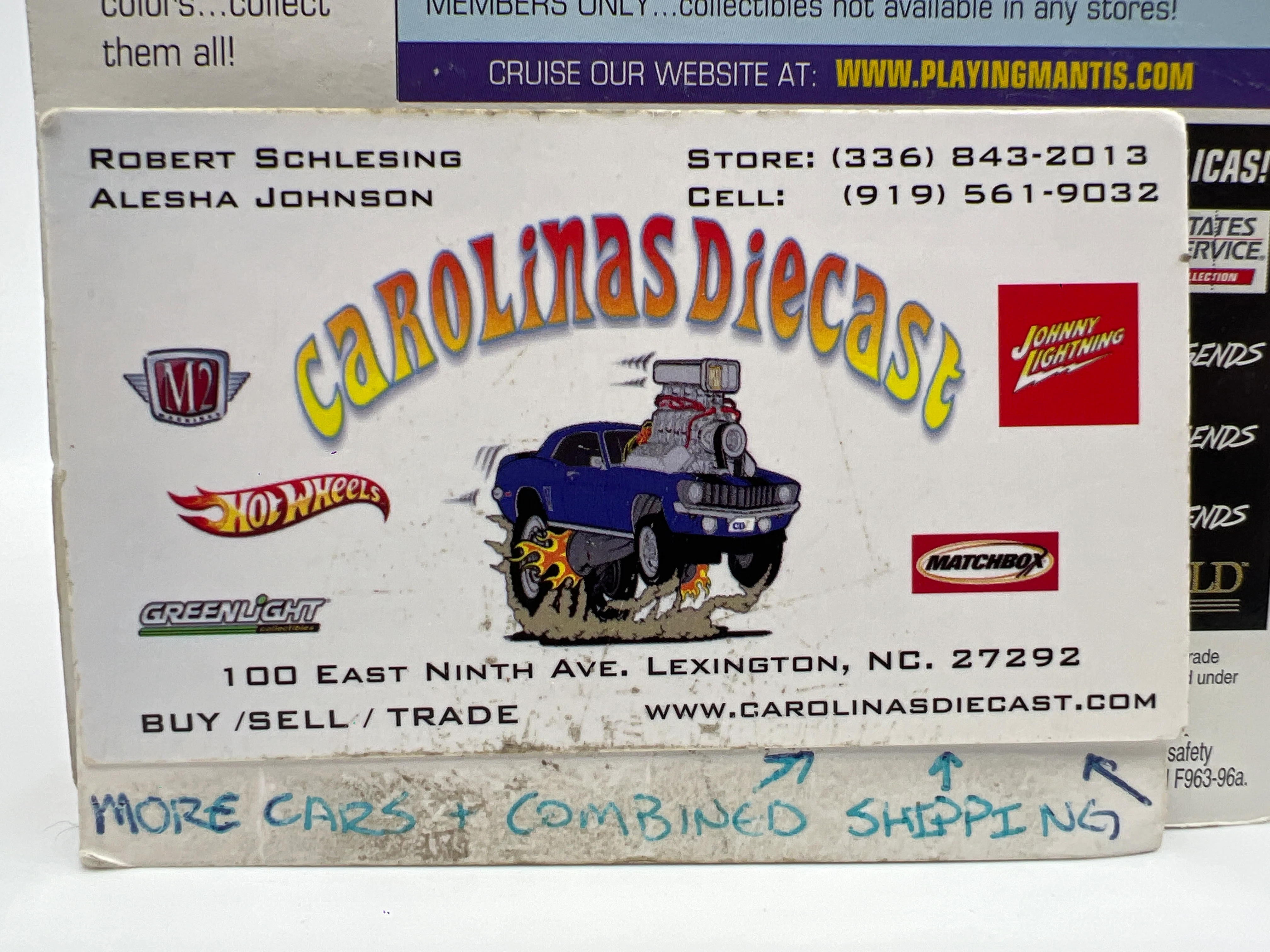 Johnny Lightning Small Card 1997 Dodge Ram VTS Blue SR - Image 3