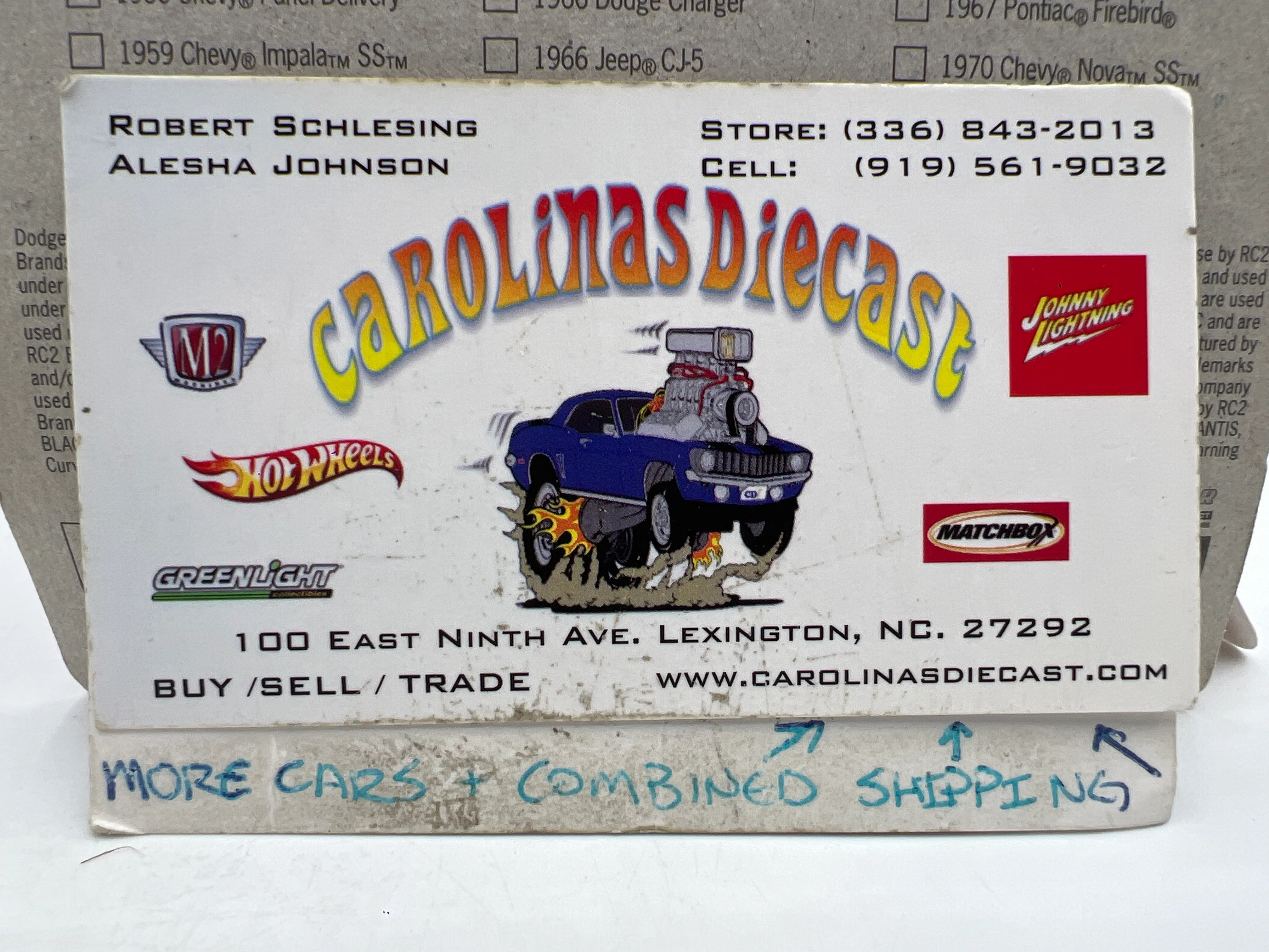 Johnny Lightning Small Card 1966 Dodge Charger 217H - Image 3