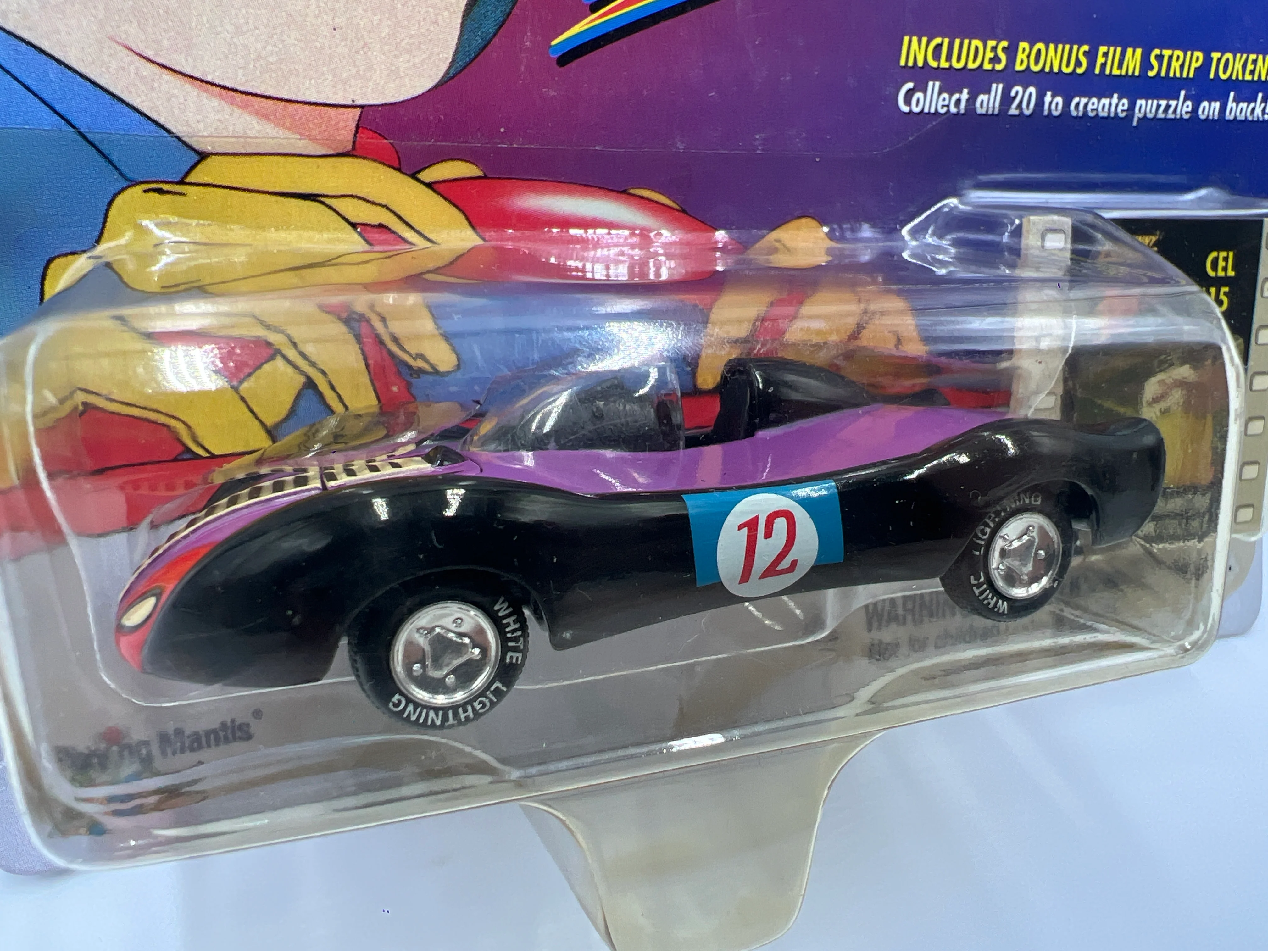 Johnny Lightning White Lightning Chase Speed Racer 2000 CEL #15 Snake Oiler Black/Purple - Image 3