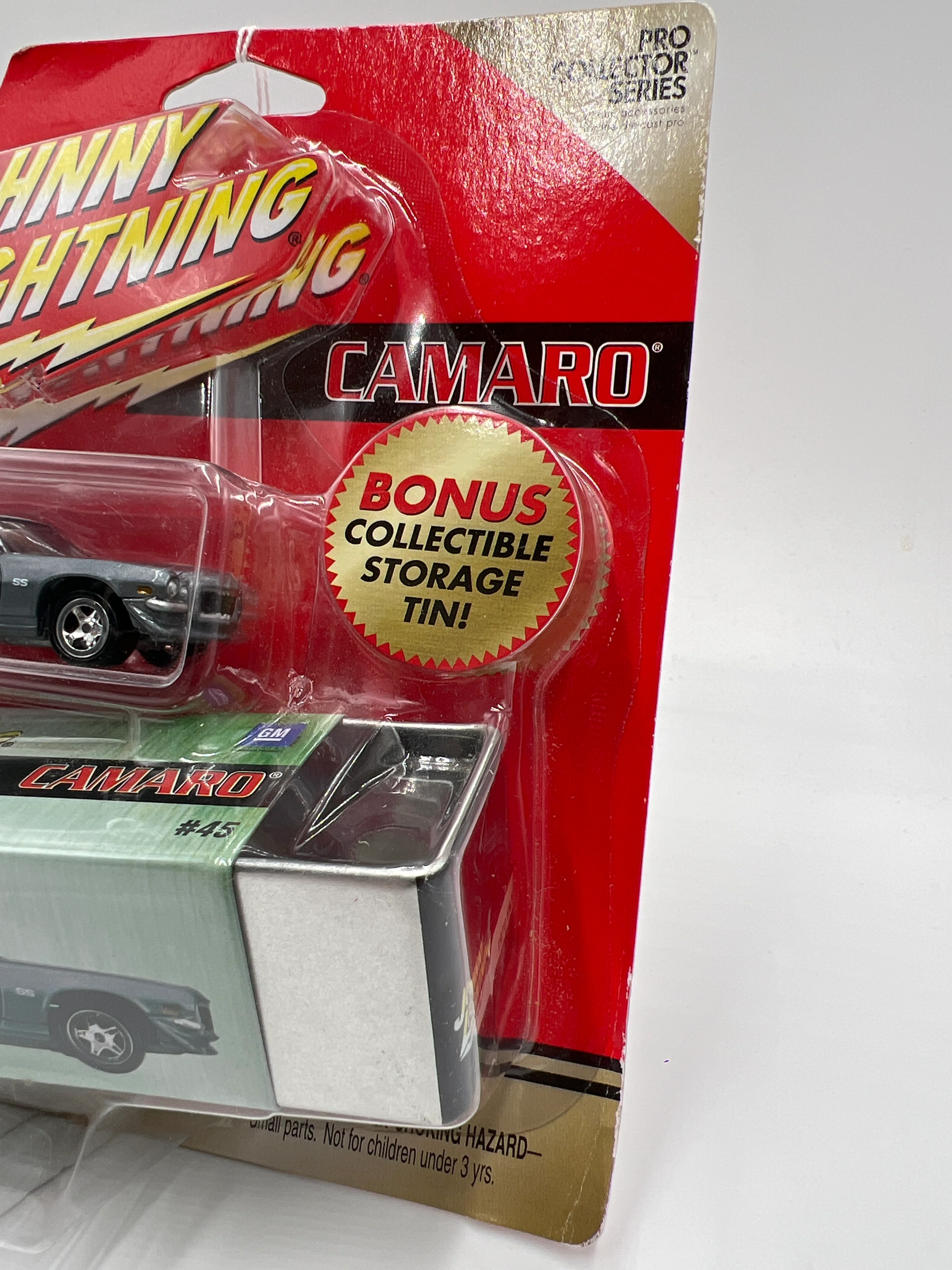Johnny Lightning Pro Collector Series Storage Tin #45 1970 Camaro RS/SS Silver 227B - Image 3