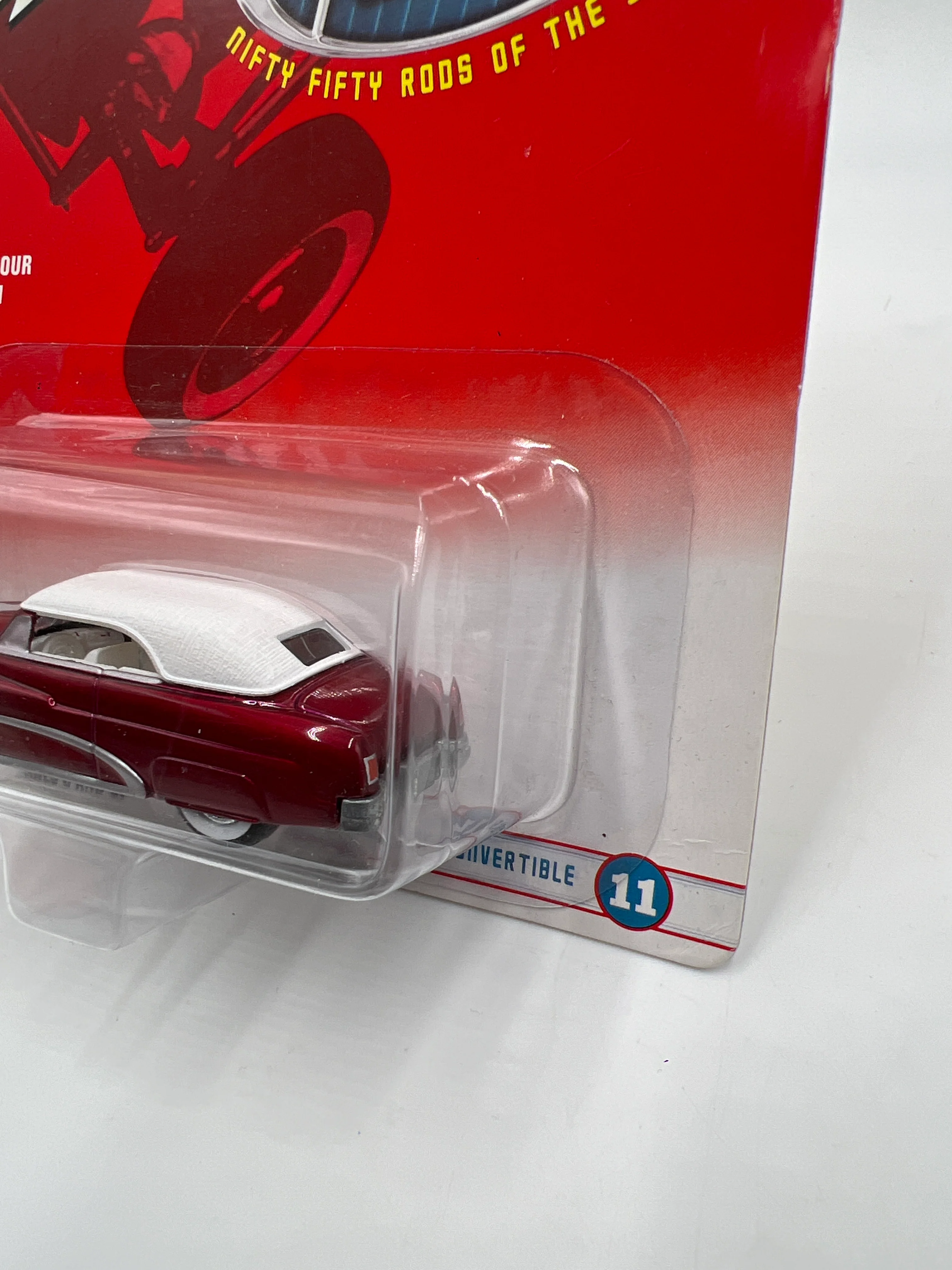 Johnny Lightning Retro Rods #11 51 Mercury Convertible Red 219H - Image 4