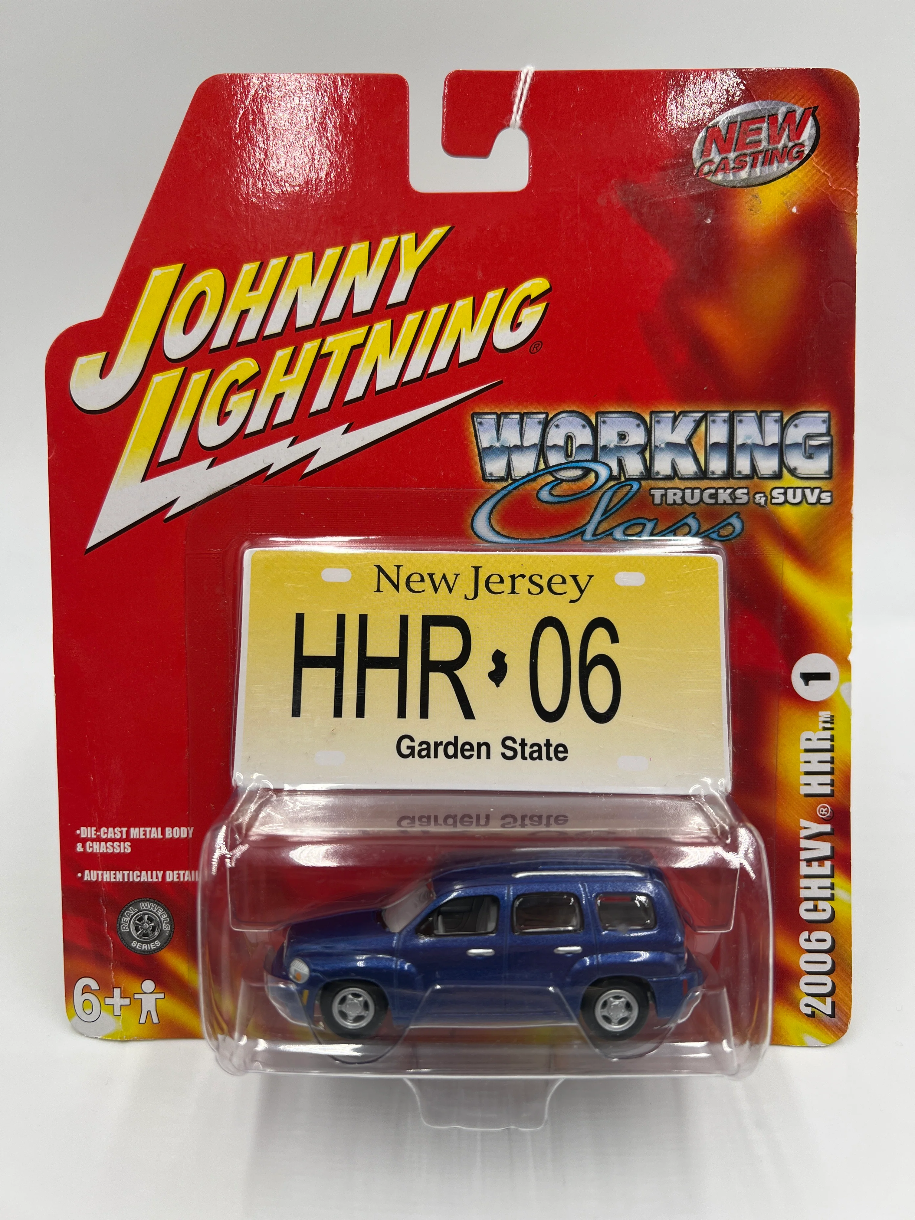 Johnny Lightning Working Class #1 2006 Chevy HHR Blue Card Not Perfect 220D - Image 2