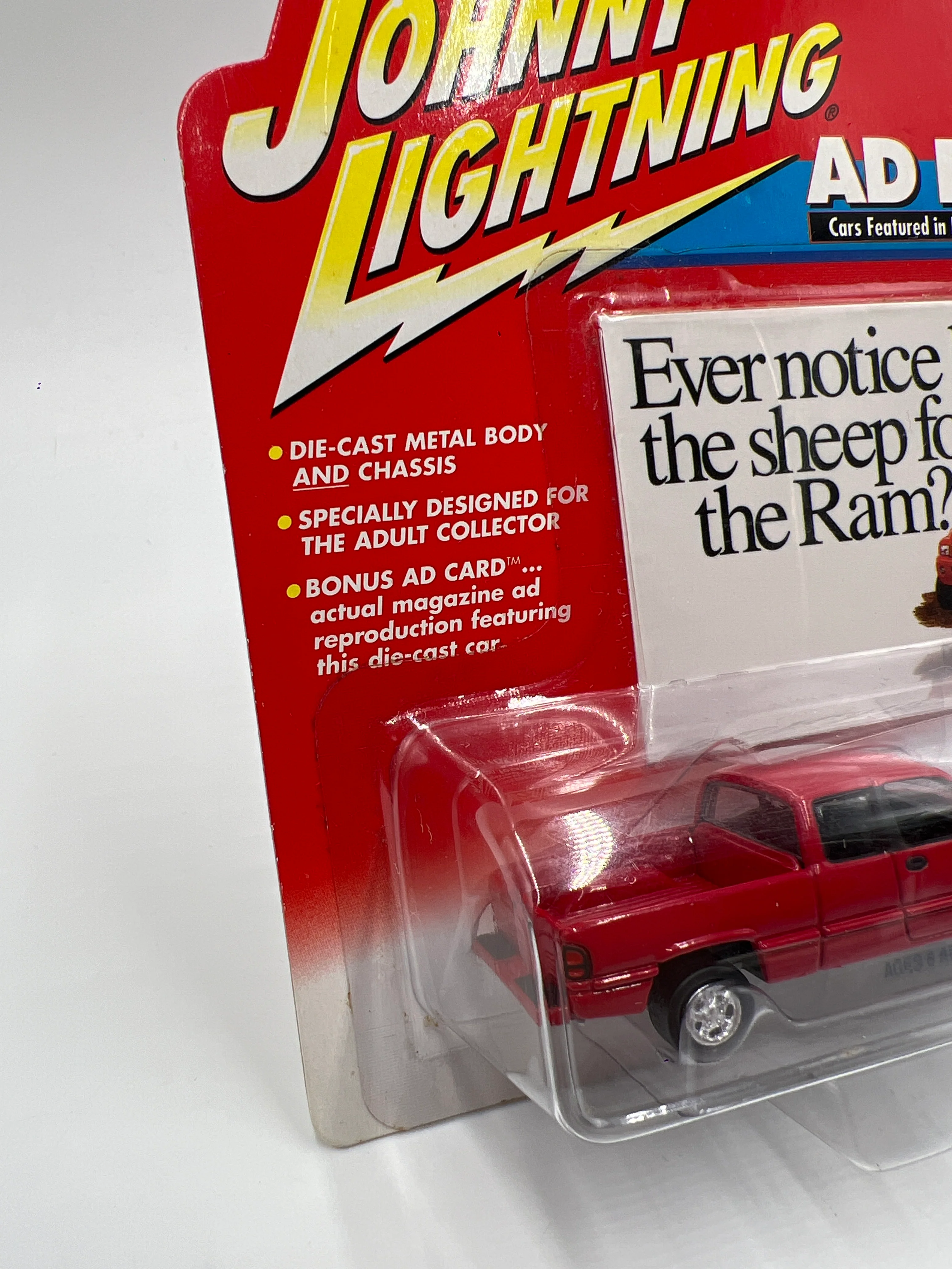 Johnny Lightning Ad Rods 2000 Dodge Ram 2500 Red 228A - Image 5