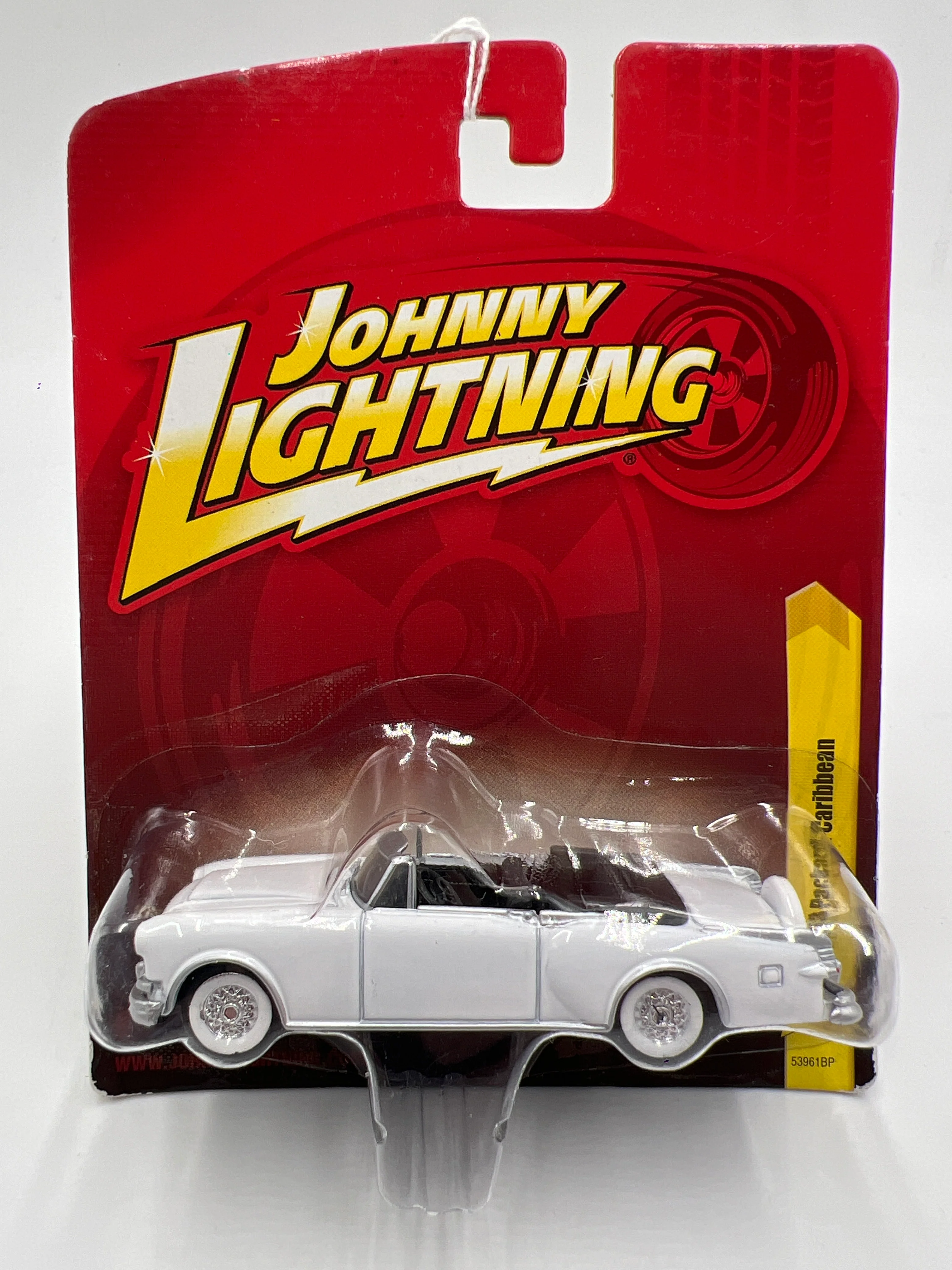 Johnny Lightning #14 1953 Packard Caribbean White 223F - Image 2