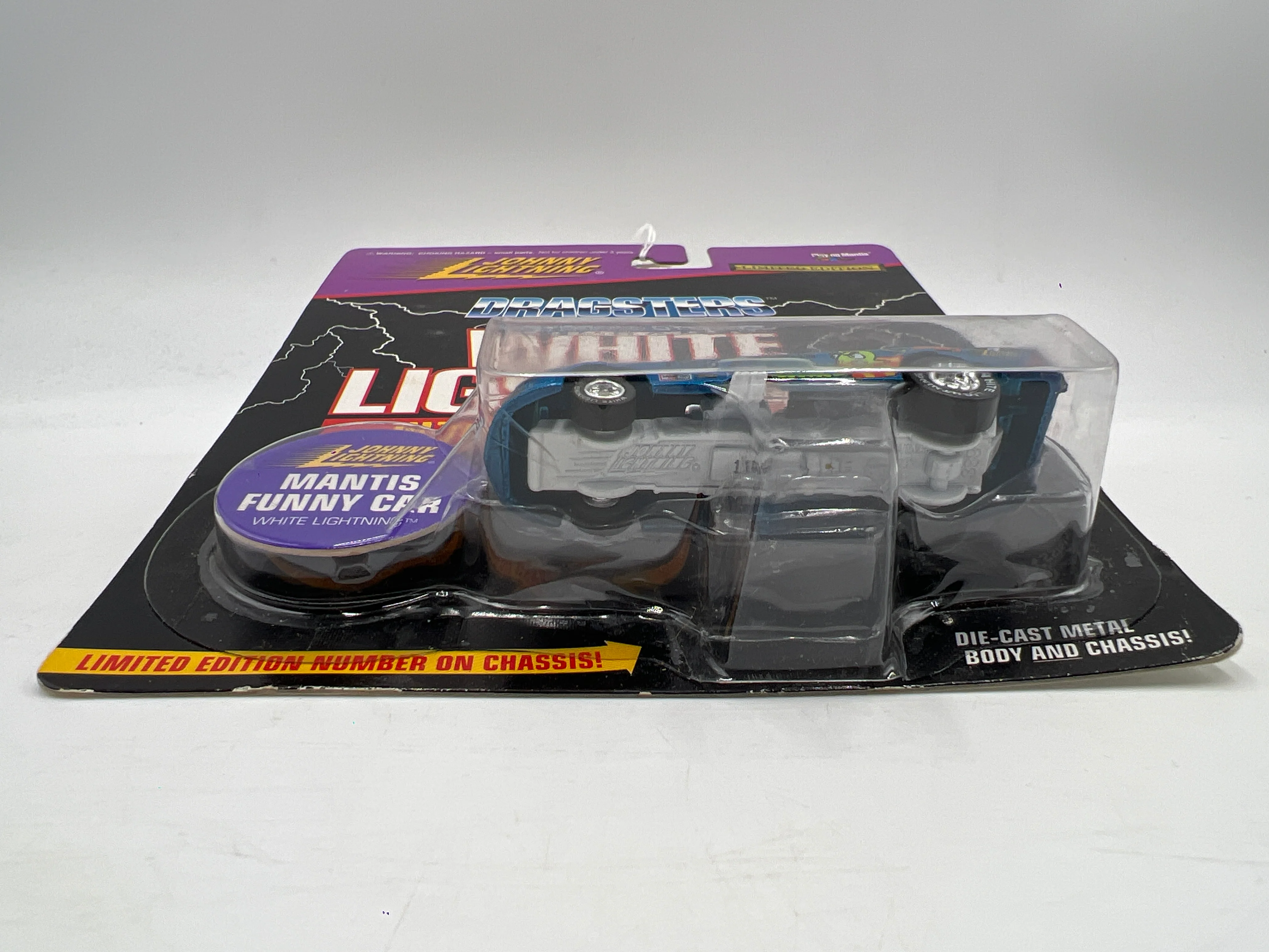 Johnny Lightning White Lightning Chase Dragsters U.S.A. #1102 Playing Mantis Blue - Image 6