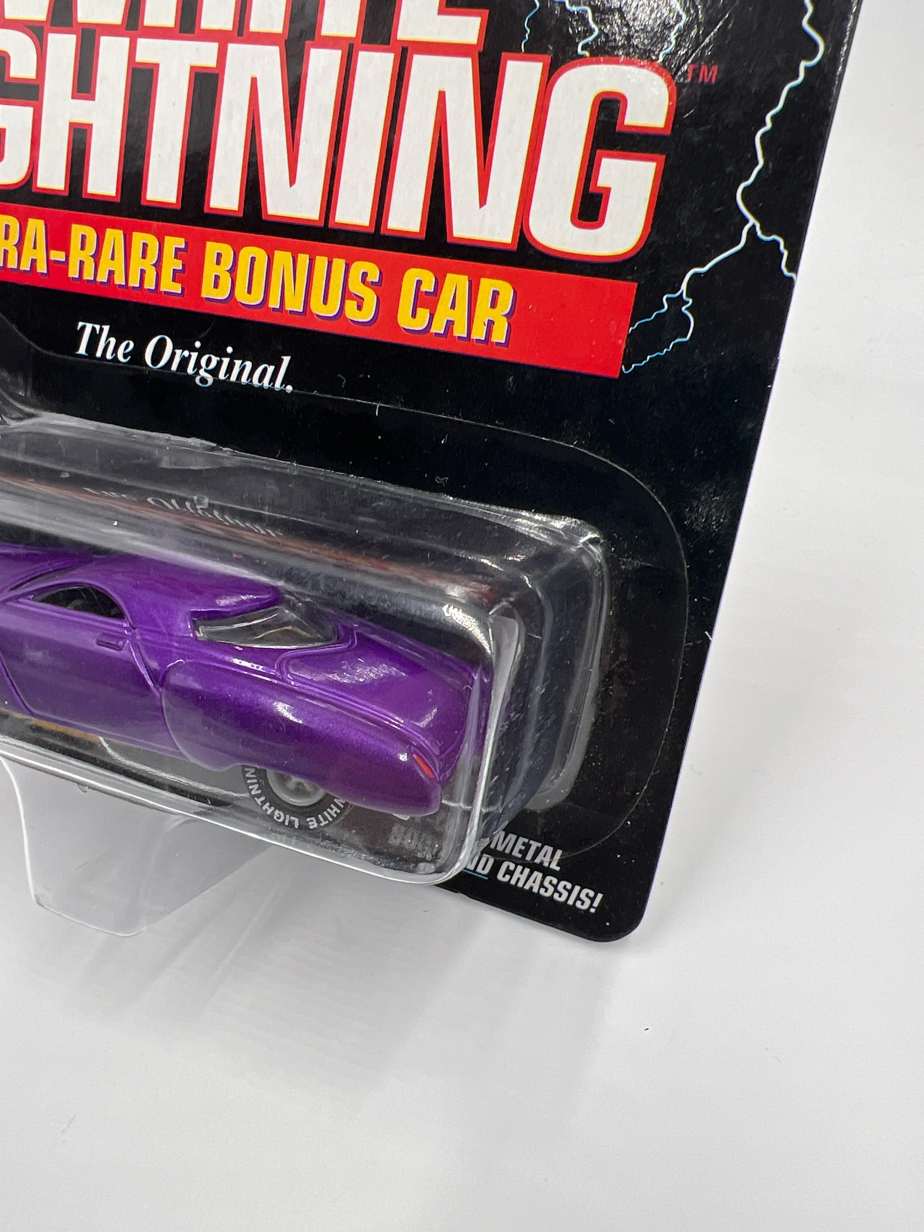 Johnny Lightning White Lightning Chase Hot Rods #47 Frankenstude Purple - Image 4