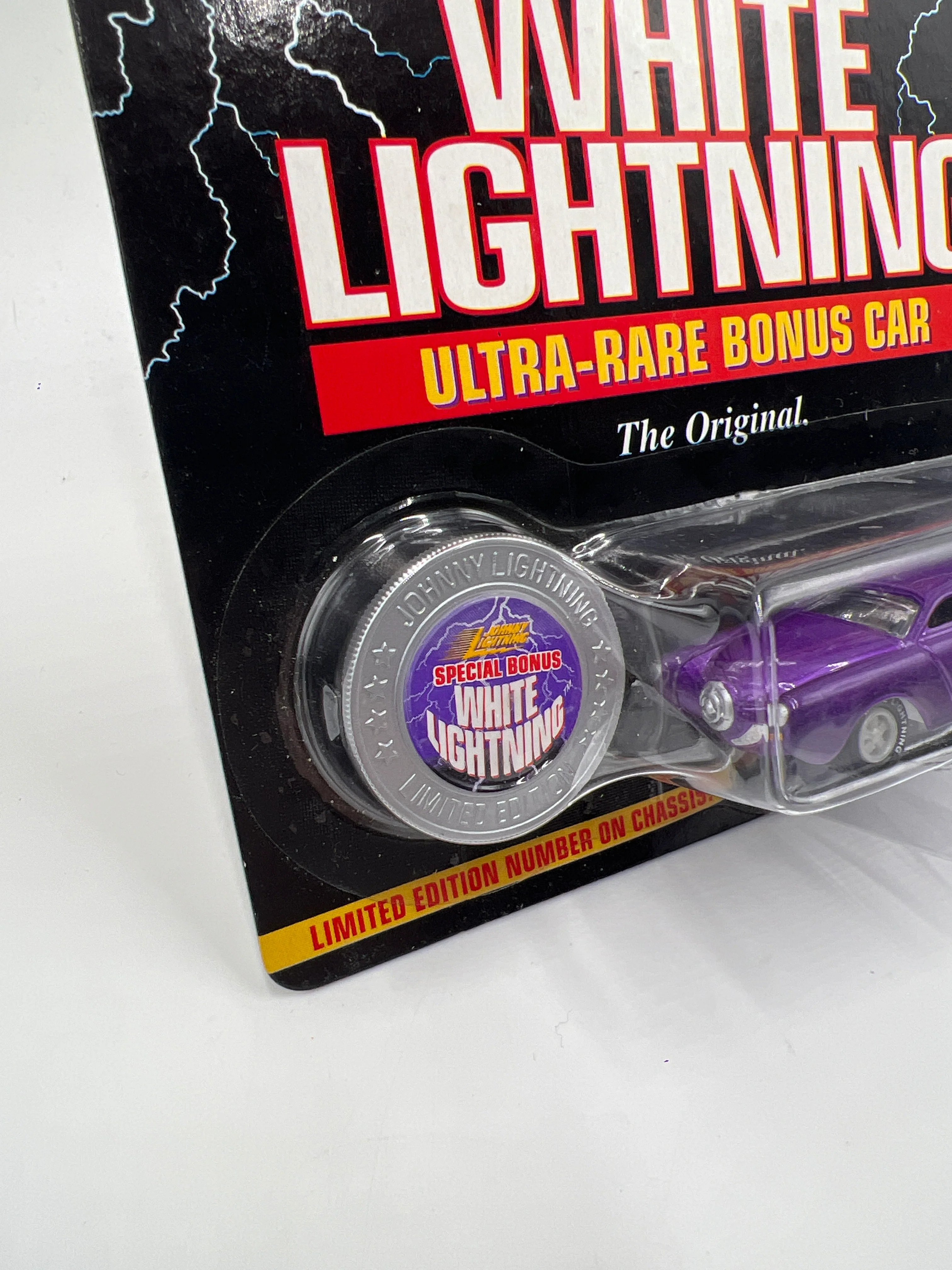 Johnny Lightning White Lightning Chase Hot Rods #47 Frankenstude Purple - Image 5