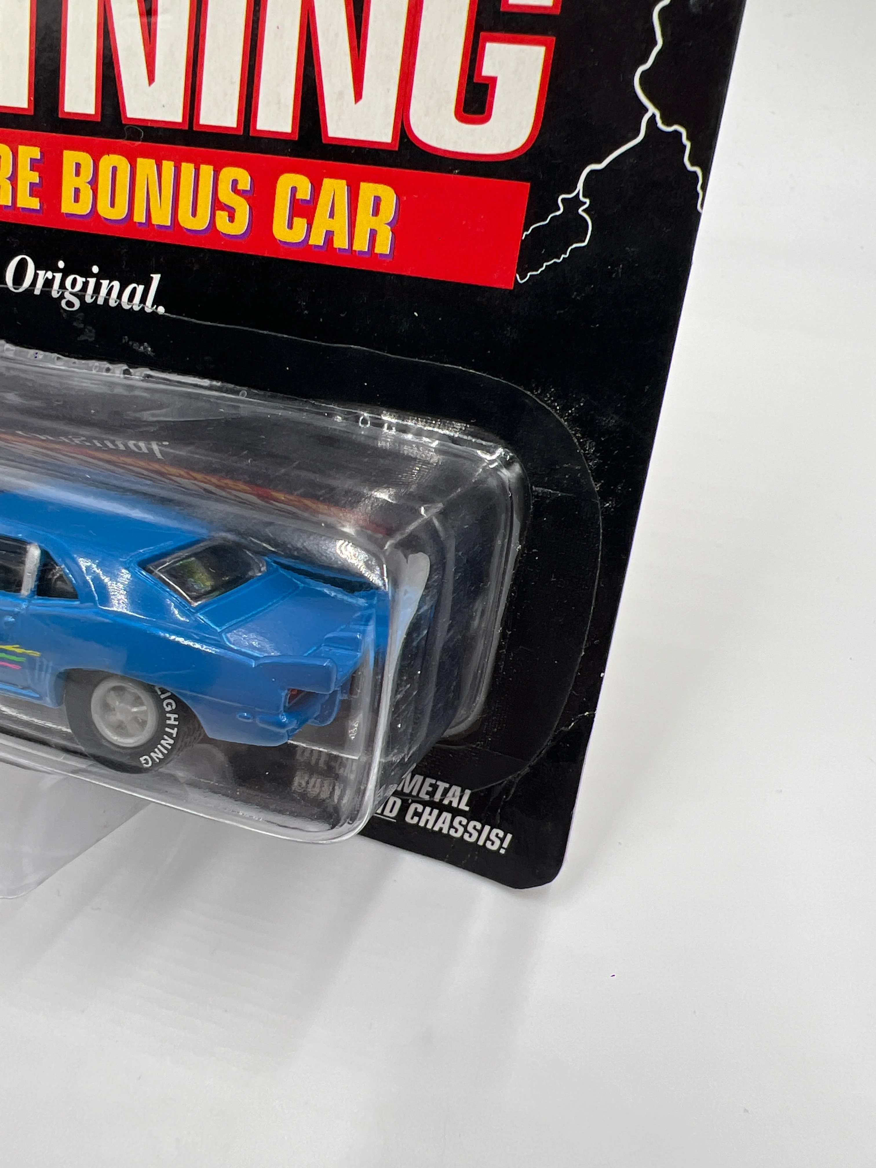 Johnny Lightning White Lightning Chase Hot Rods #287 1969 Pro Street Camaro Blue - Image 4
