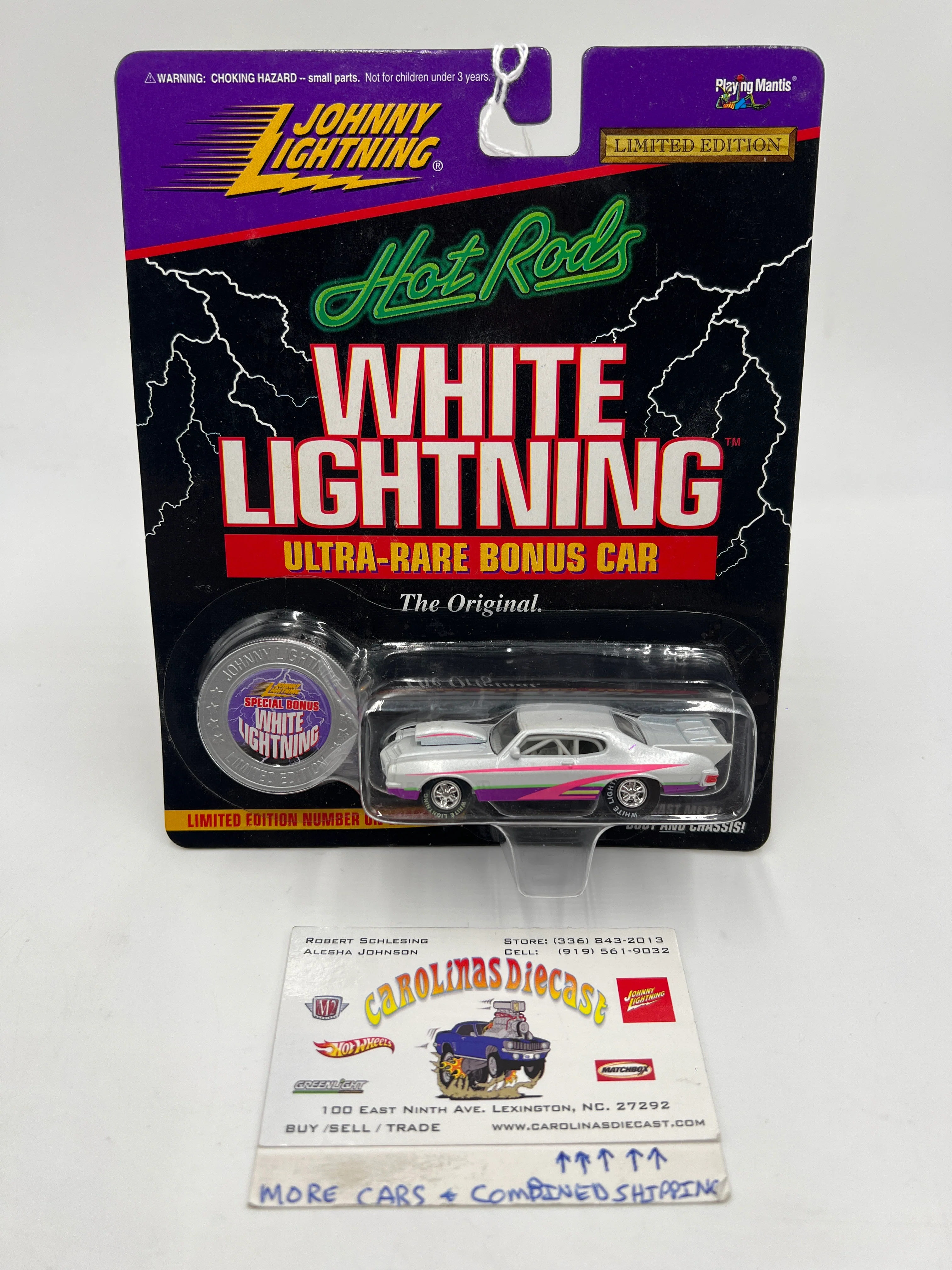 Johnny Lightning White Lightning Chase Hot Rods #329 Goin Goat White/Pink