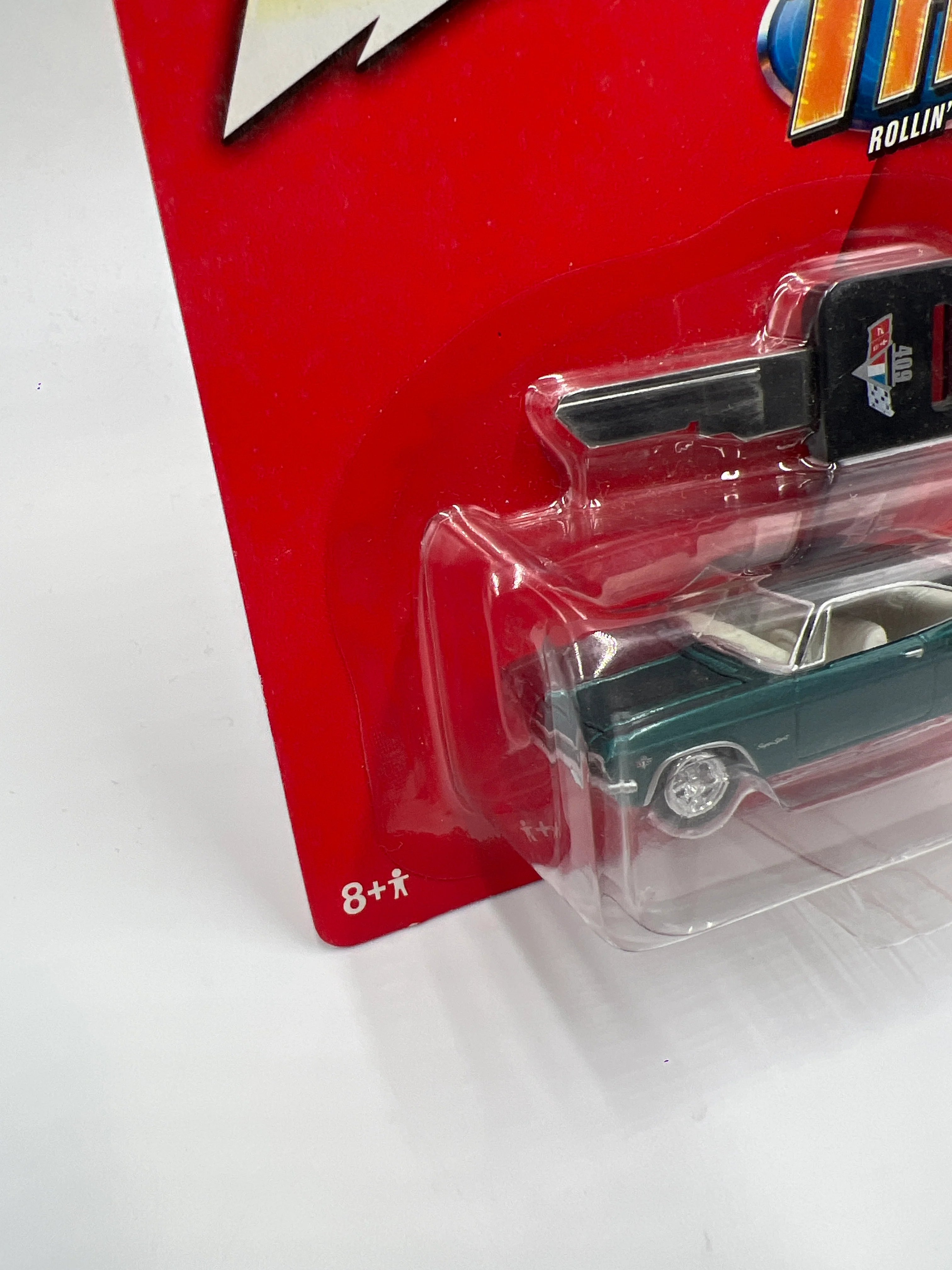 Johnny Lightning White Lightning Chase Chevy Thunder #29 1965 Chevy Impala Blue - Image 5