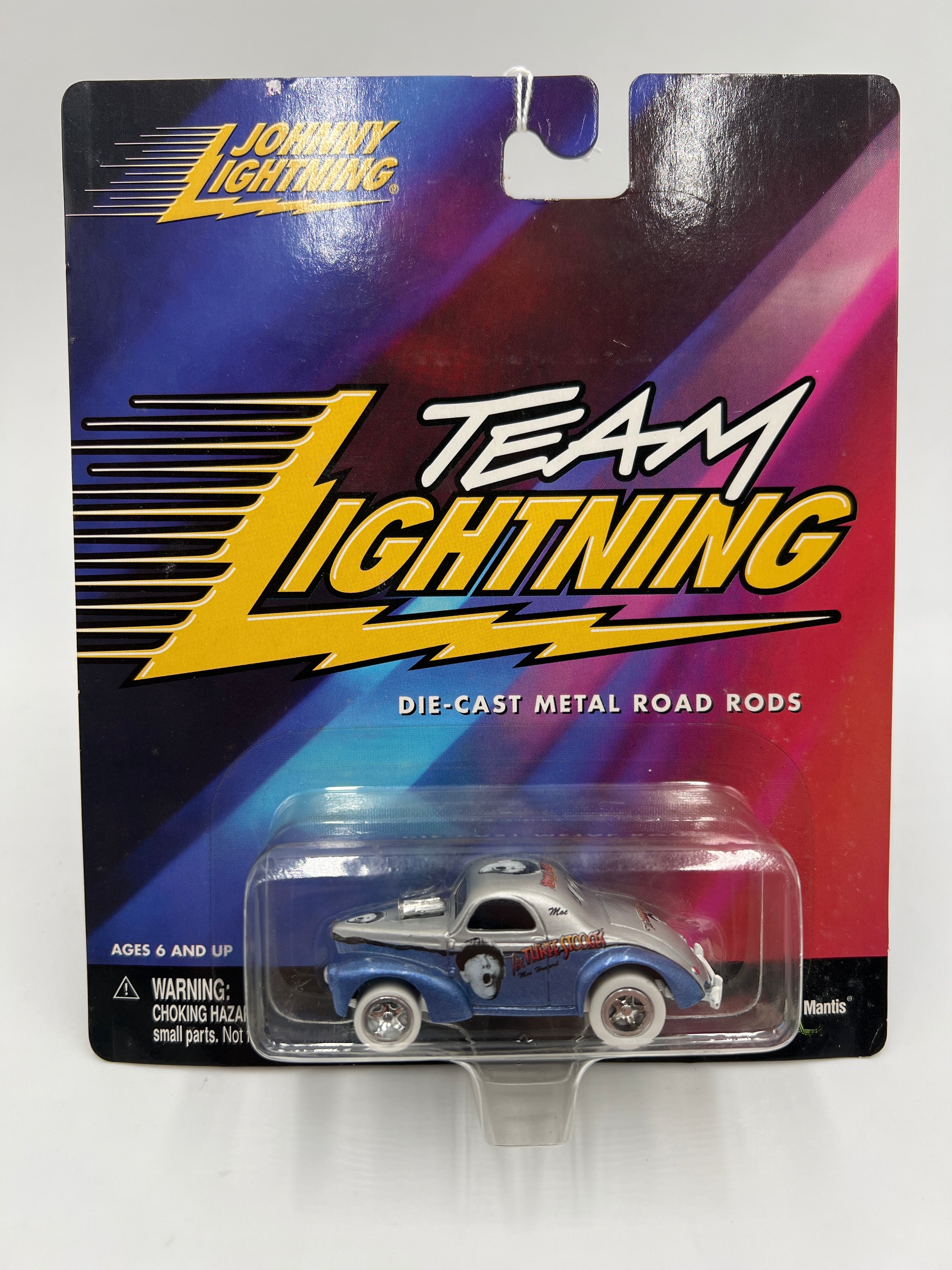 Johnny Lightning White Lightning Chase Team Lightning The Three Stooges 41 Classic Moe Howard - Image 2