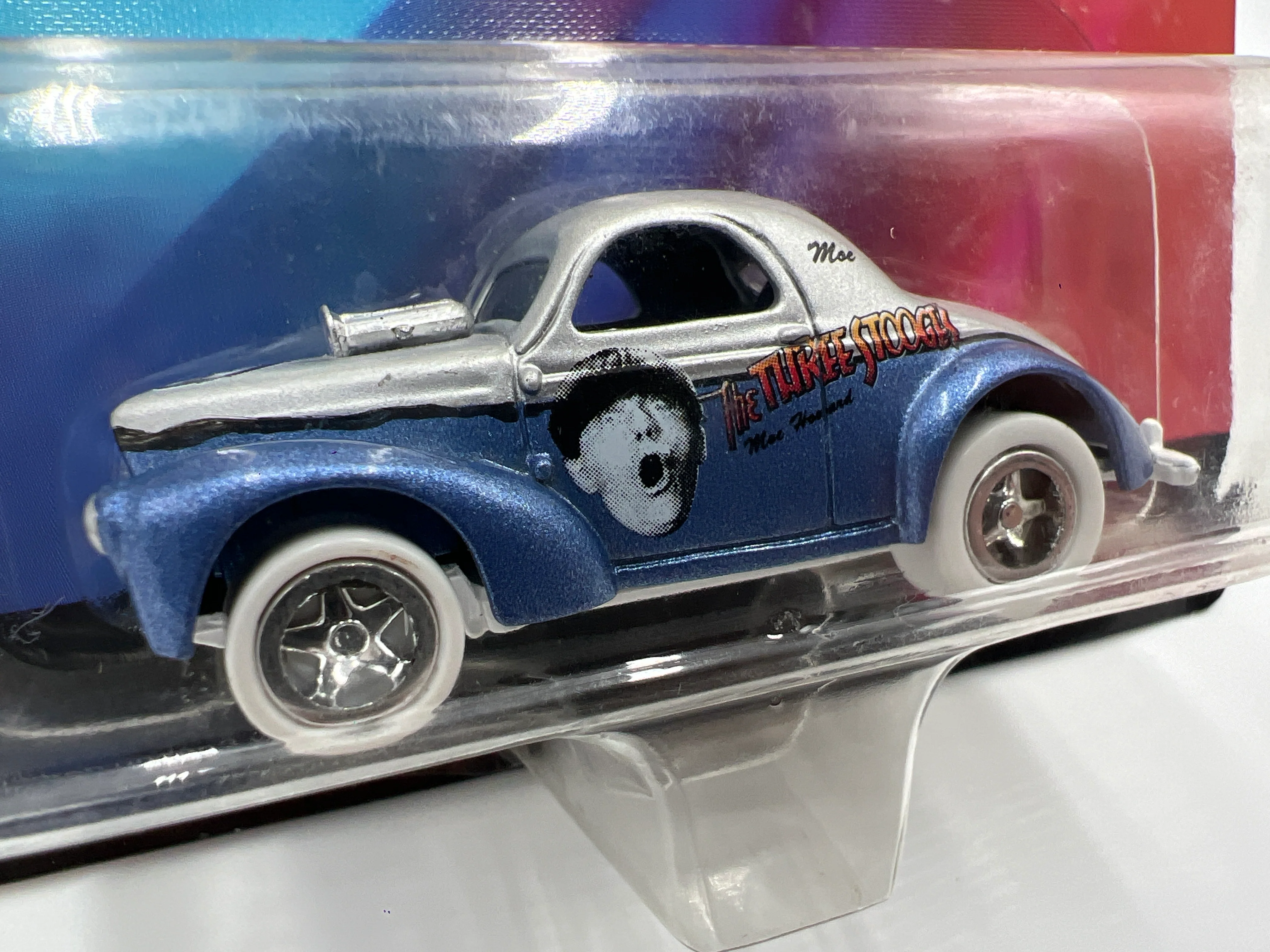 Johnny Lightning White Lightning Chase Team Lightning The Three Stooges 41 Classic Moe Howard - Image 3