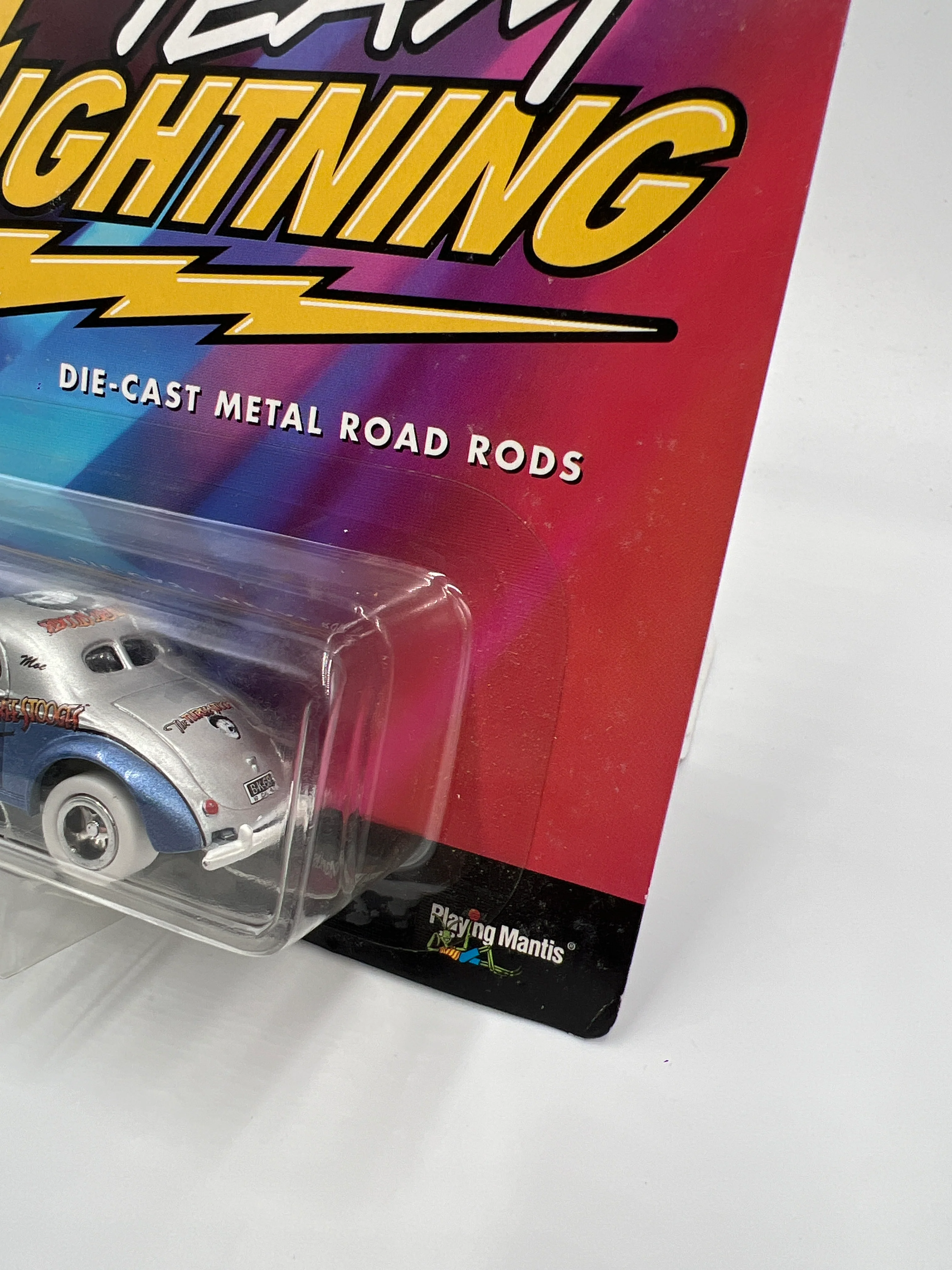 Johnny Lightning White Lightning Chase Team Lightning The Three Stooges 41 Classic Moe Howard - Image 4