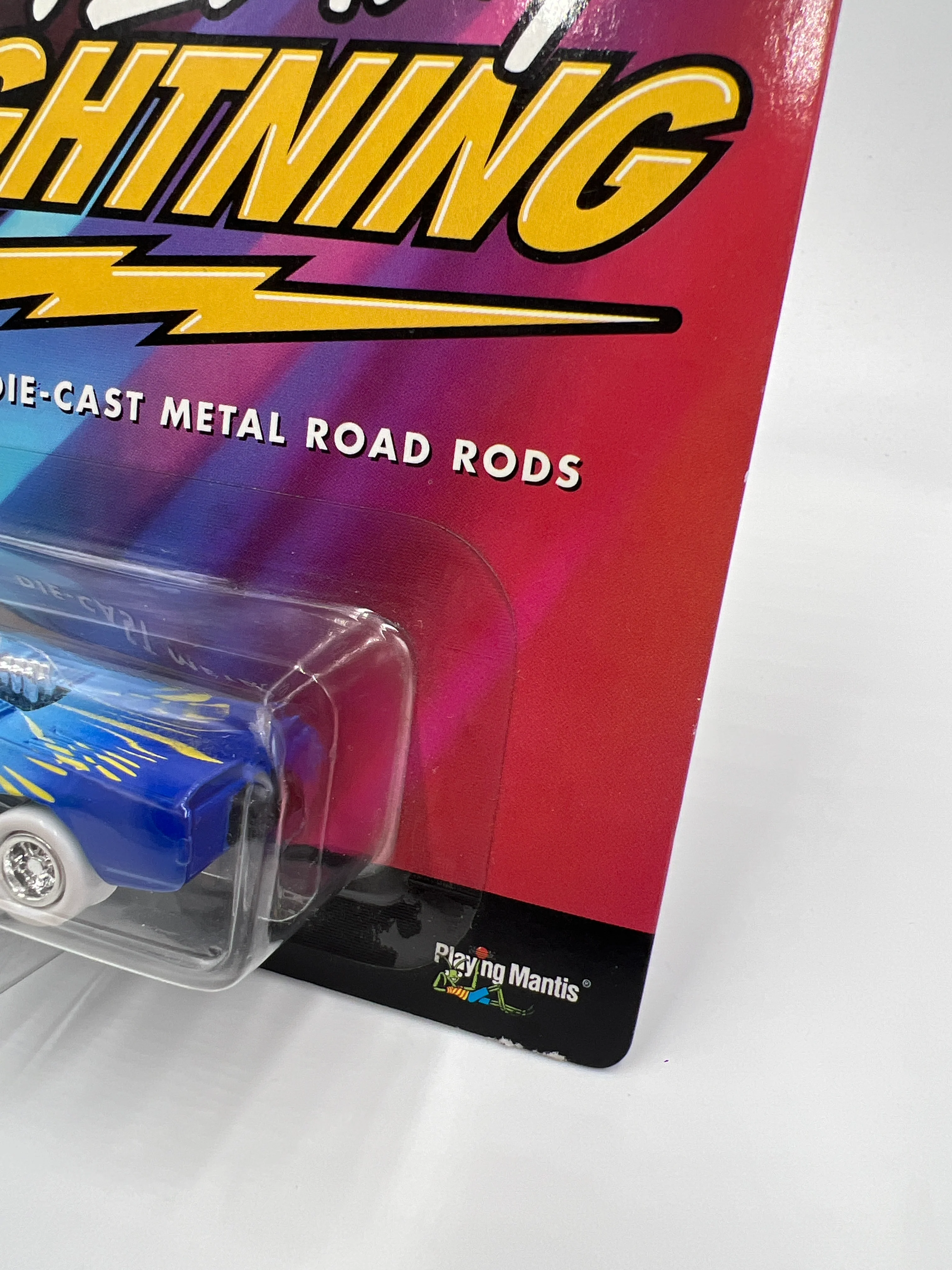 Johnny Lightning White Lightning Chase Team Lightning Nintendo Smash Brothers Trouble Maker Blue - Image 4