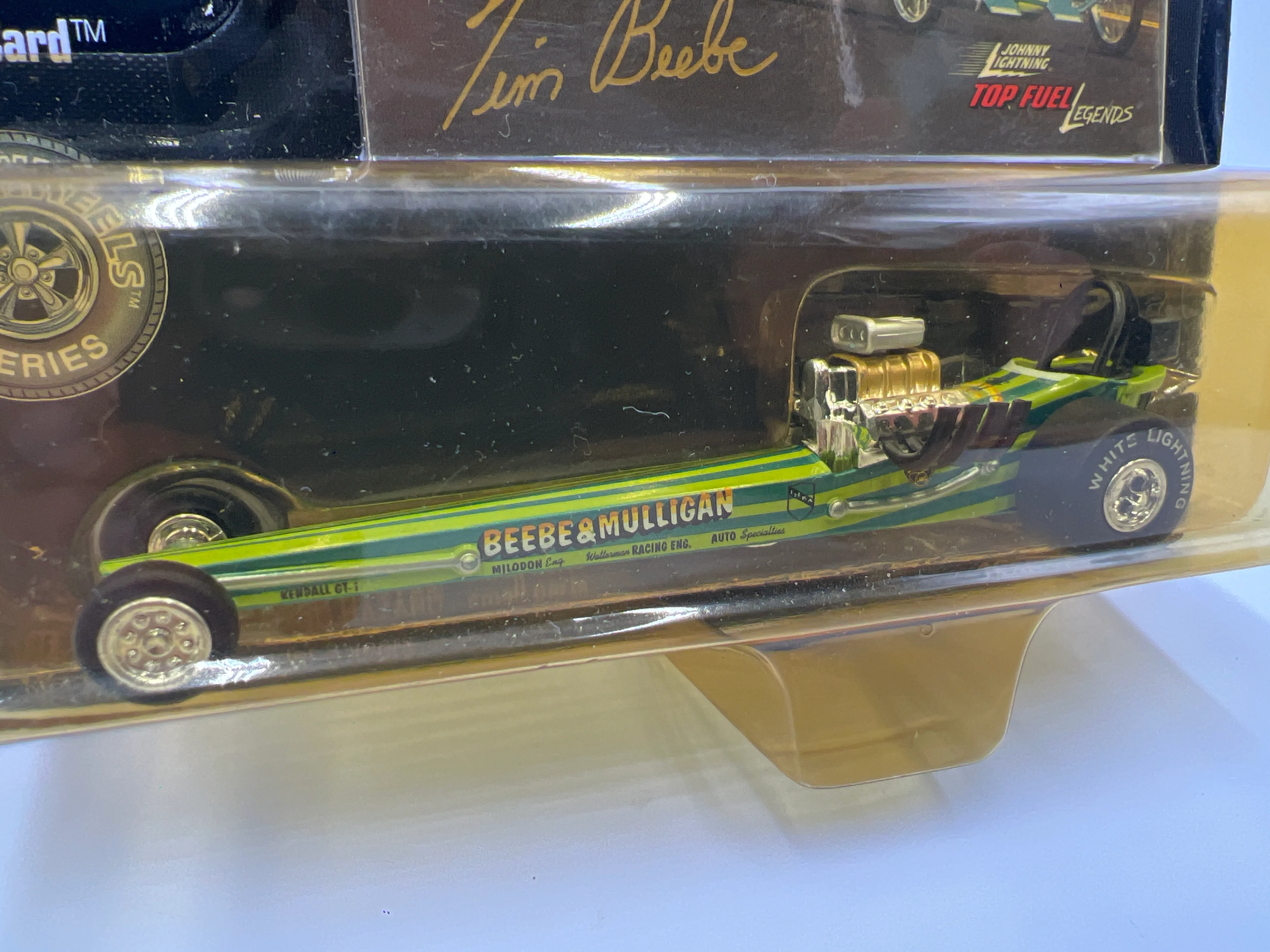 Johnny Lightning White Lightning Chase Top Fuel Legends #201 Beebe & Mulligan Tim Beebe - Image 3