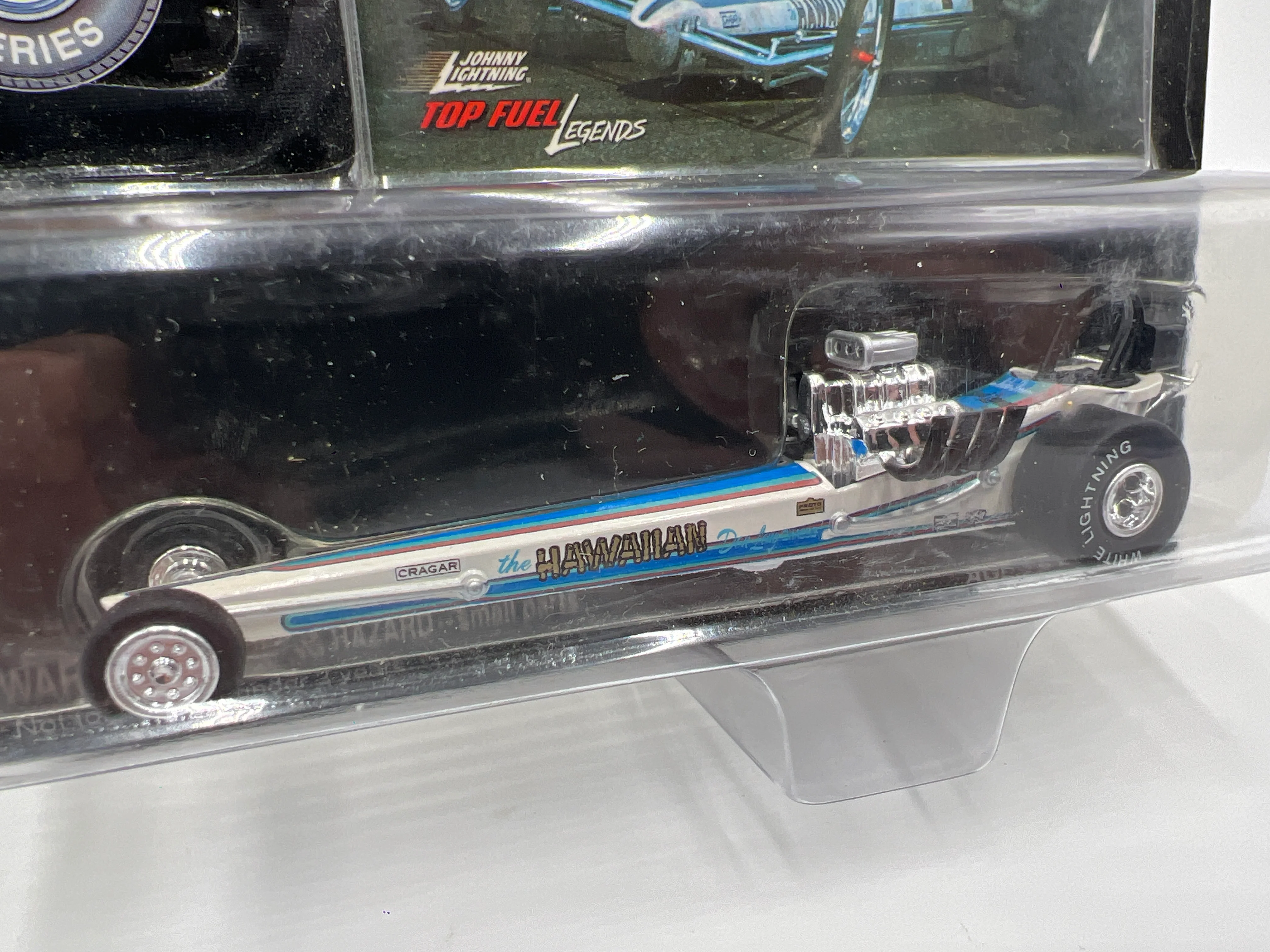 Johnny Lightning White Lightning Chase Top Fuel Legends #158 The Hawaiian Mike Snively - Image 3