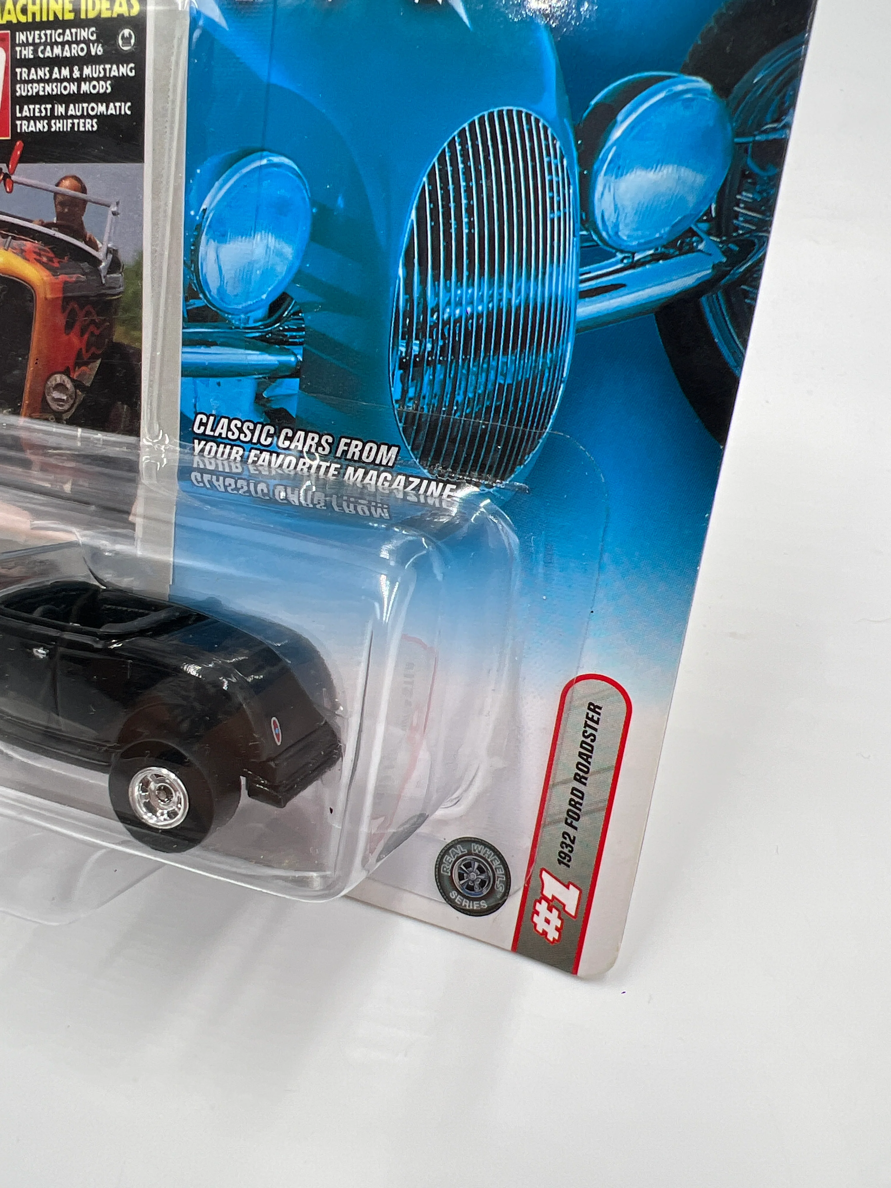Johnny Lightning Hot Rod Magazine #1 1932 Ford Roadster Black 221E - Image 3