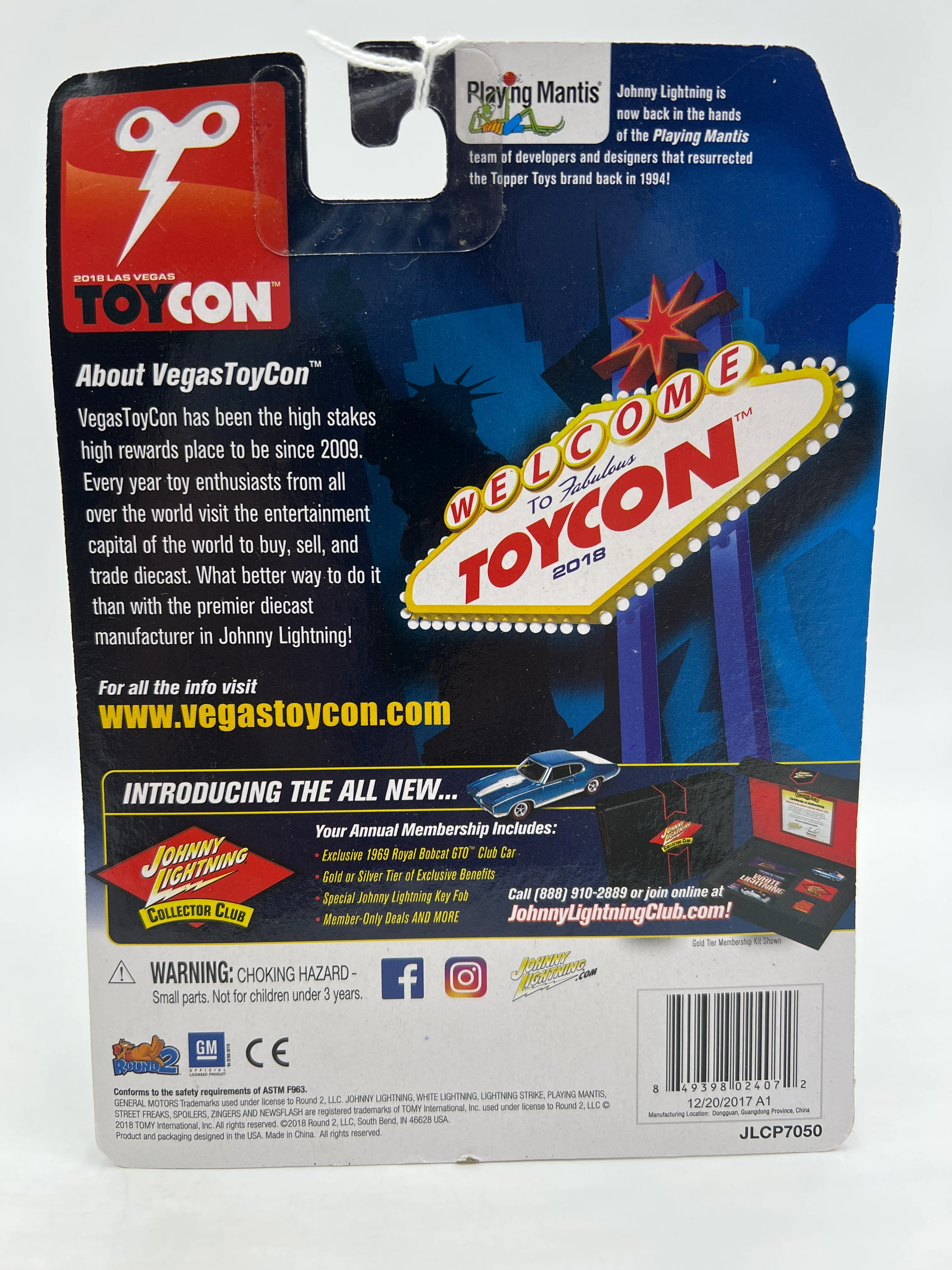 Johnny Lightning 2018 Las Vegas Toycon 1969 Chevy Camaro 227D - Image 6