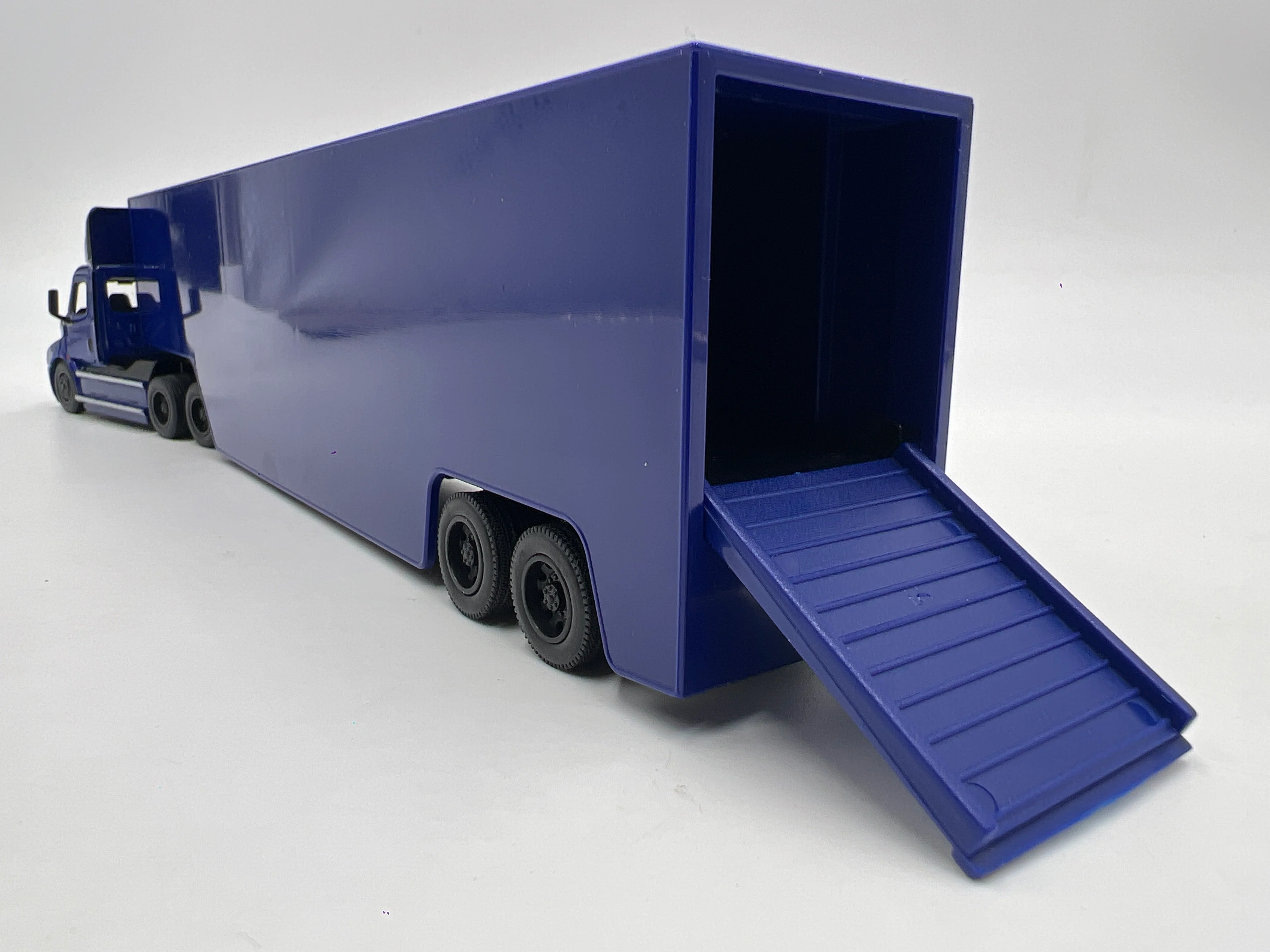 Kinsmart 1/62 Scale Freightliner eCascadia W/Container Blue - Image 3
