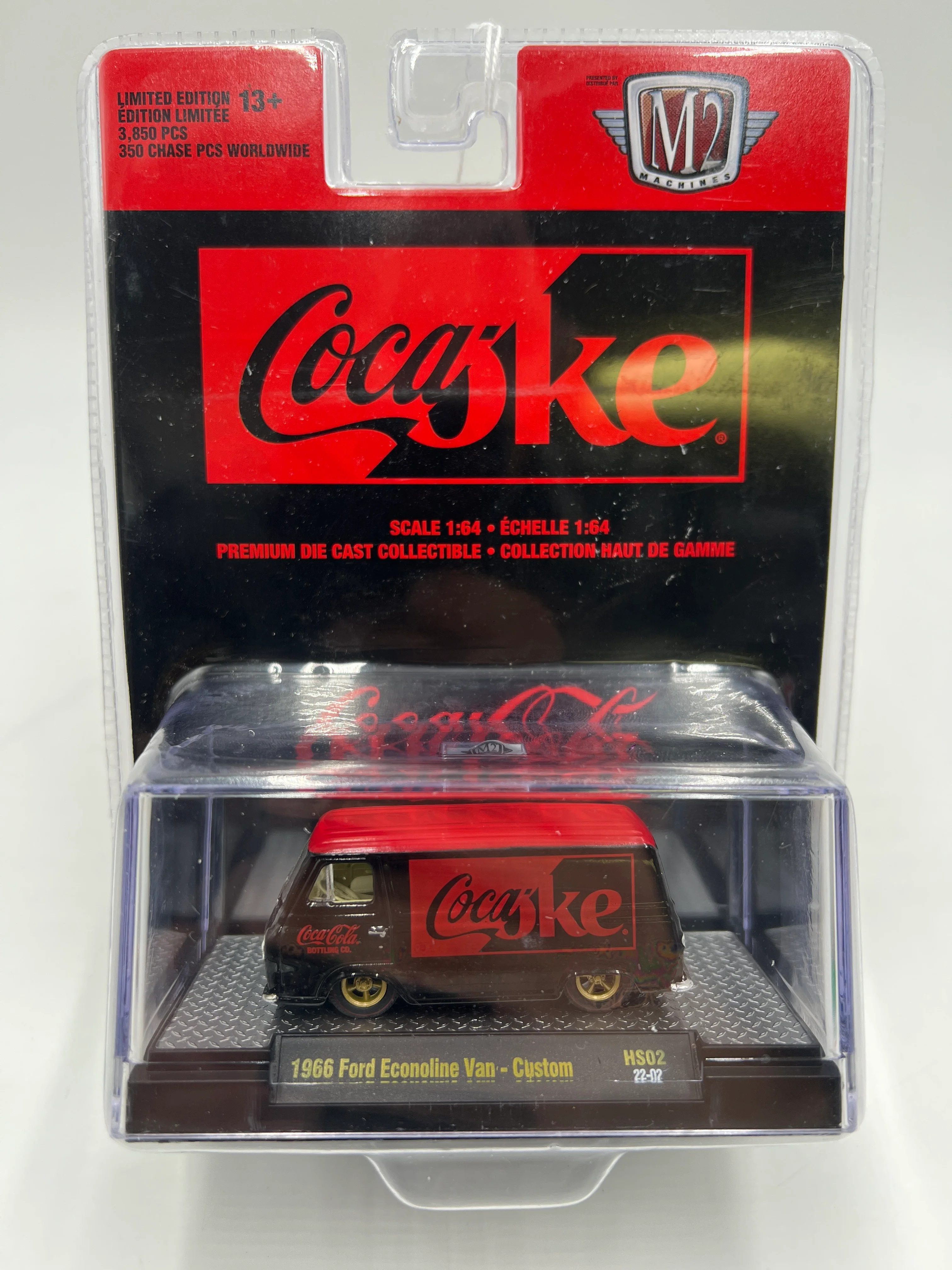 M2 Machines Coke 1966 Ford Econoline Van Custom HS02 193H - Image 2