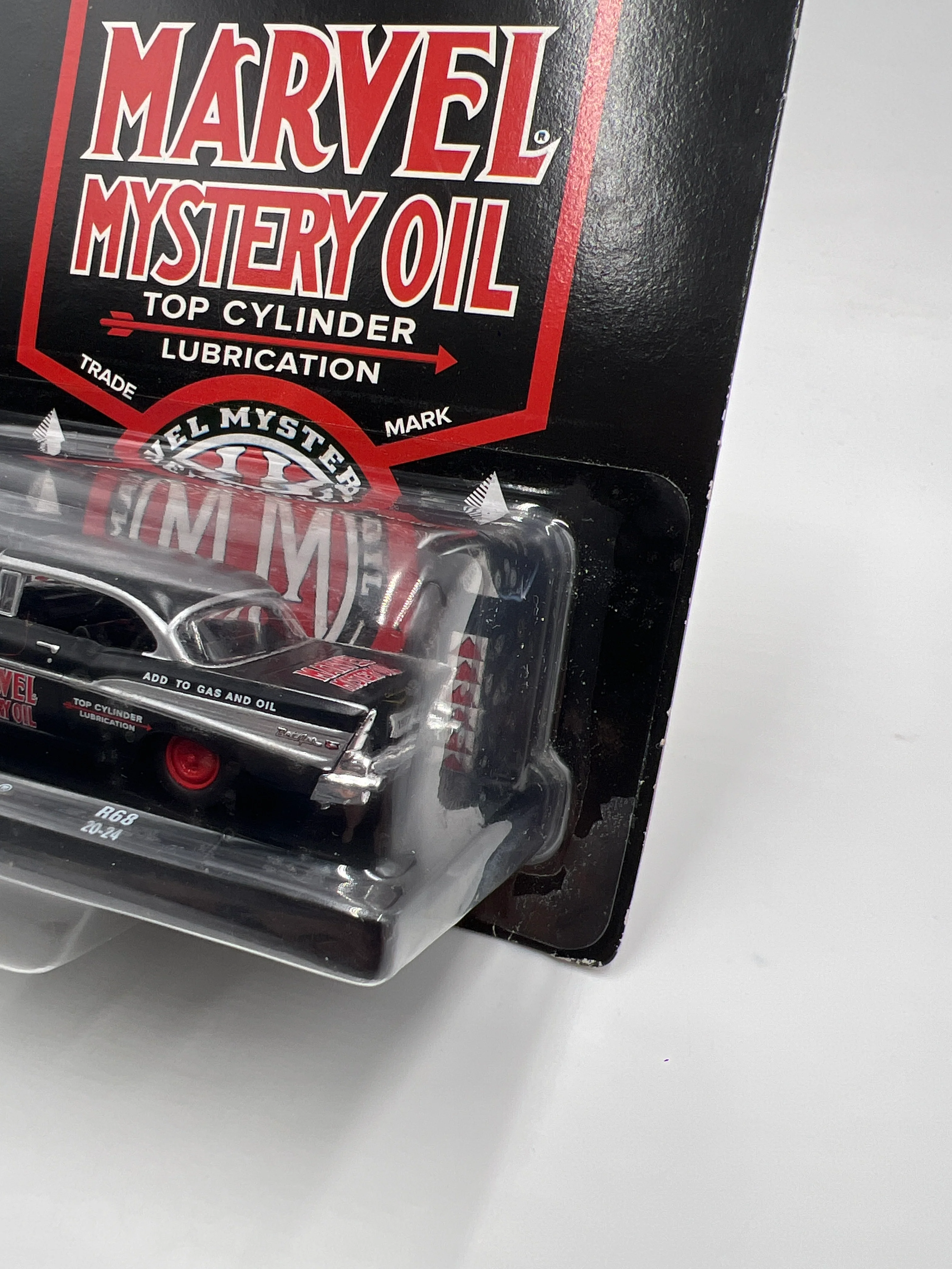 M2 Machine Auto-Drivers Marvel Mystery Oil 1957 Chevrolet Bel Air Black R68 190D - Image 3