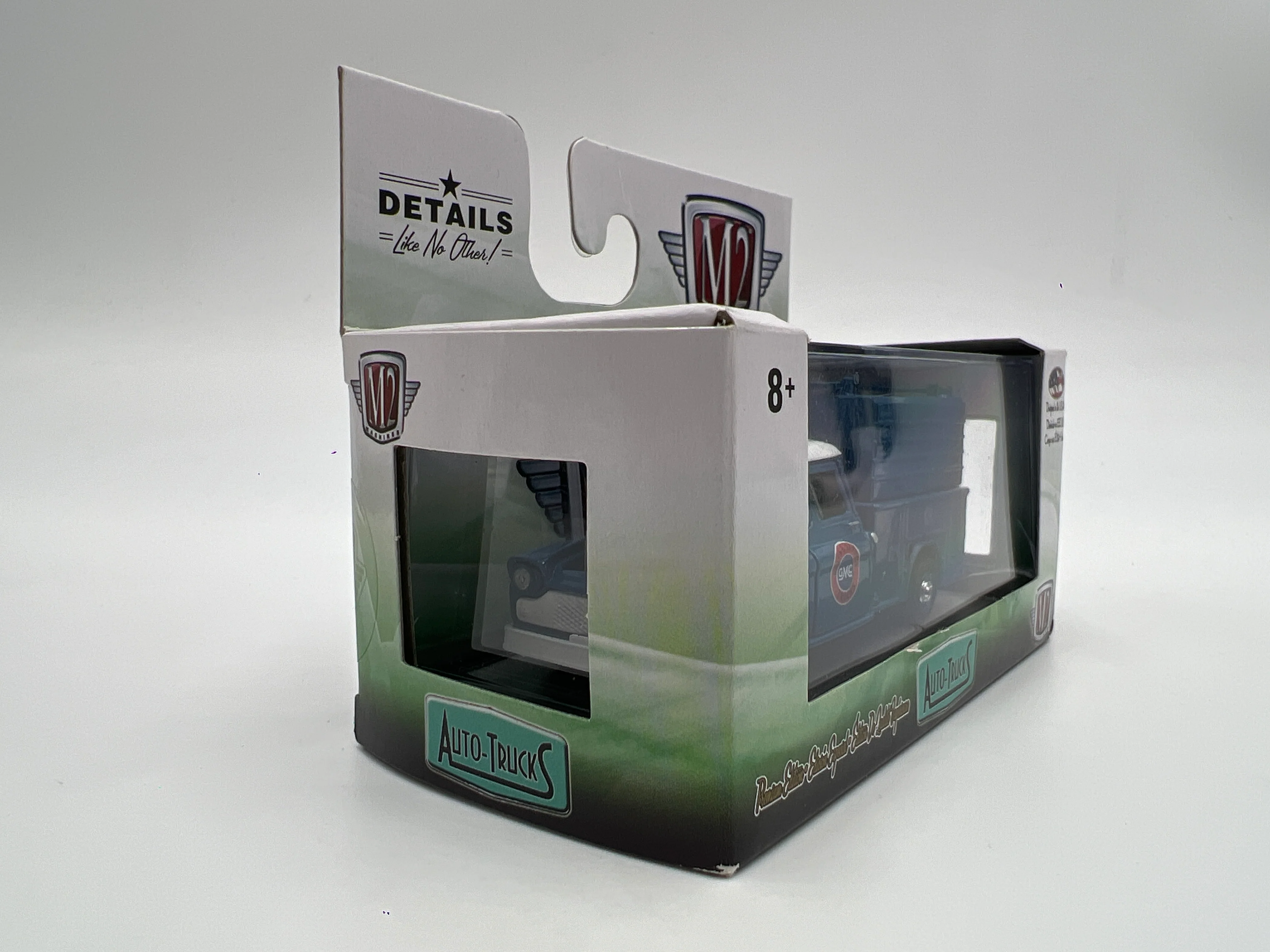 M2 Machines Auto-Trucks 1958 GMC Fleet Option Truck Blue R42 Cracked Case - Image 3