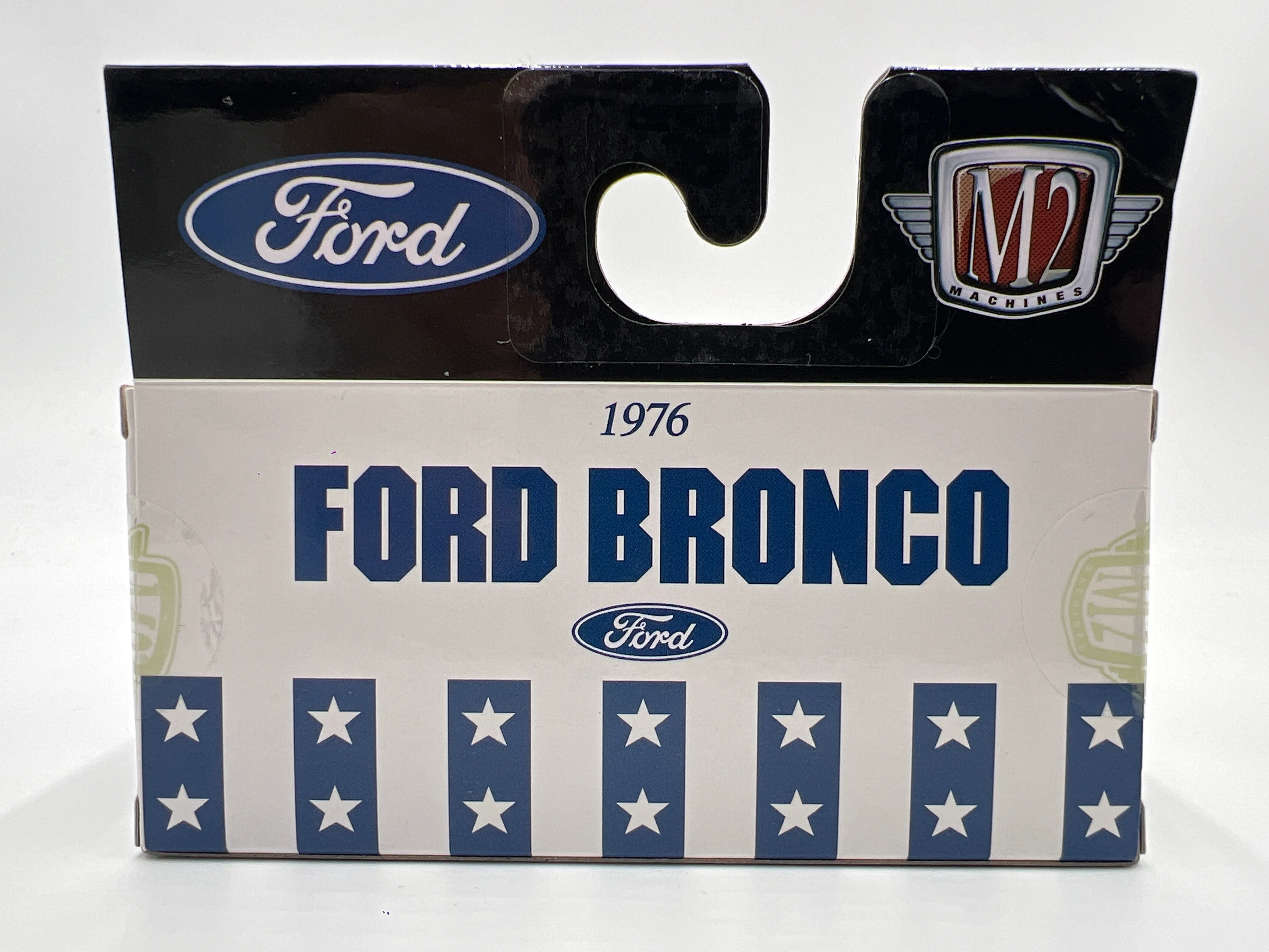 M2 Machines 1976 Ford Bronco Orange/White R75 - Image 6