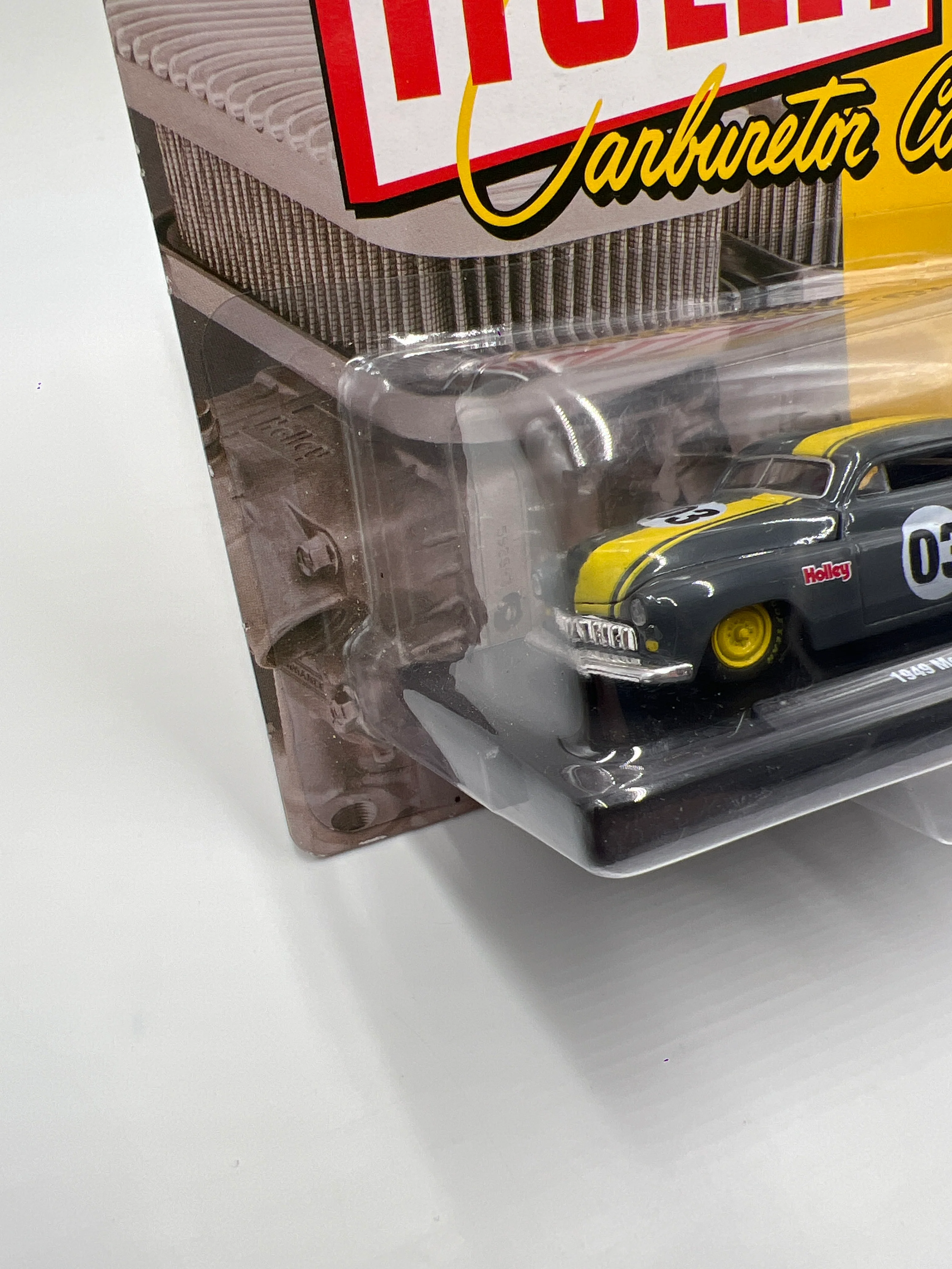 M2 Machines Auto Drivers 1949 Mercury Custom Gray Holley R72 192B - Image 4